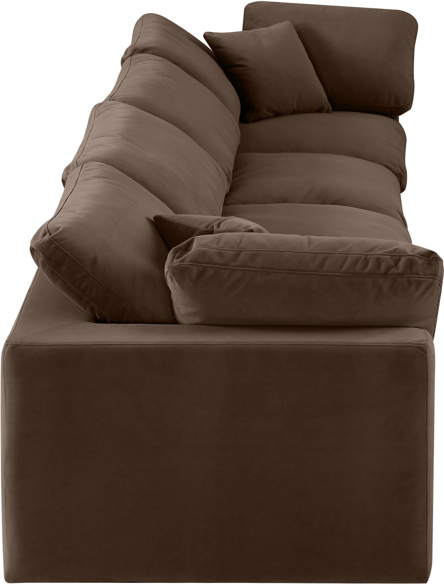 Comfy - Velvet Modular Sofa 4 Seats