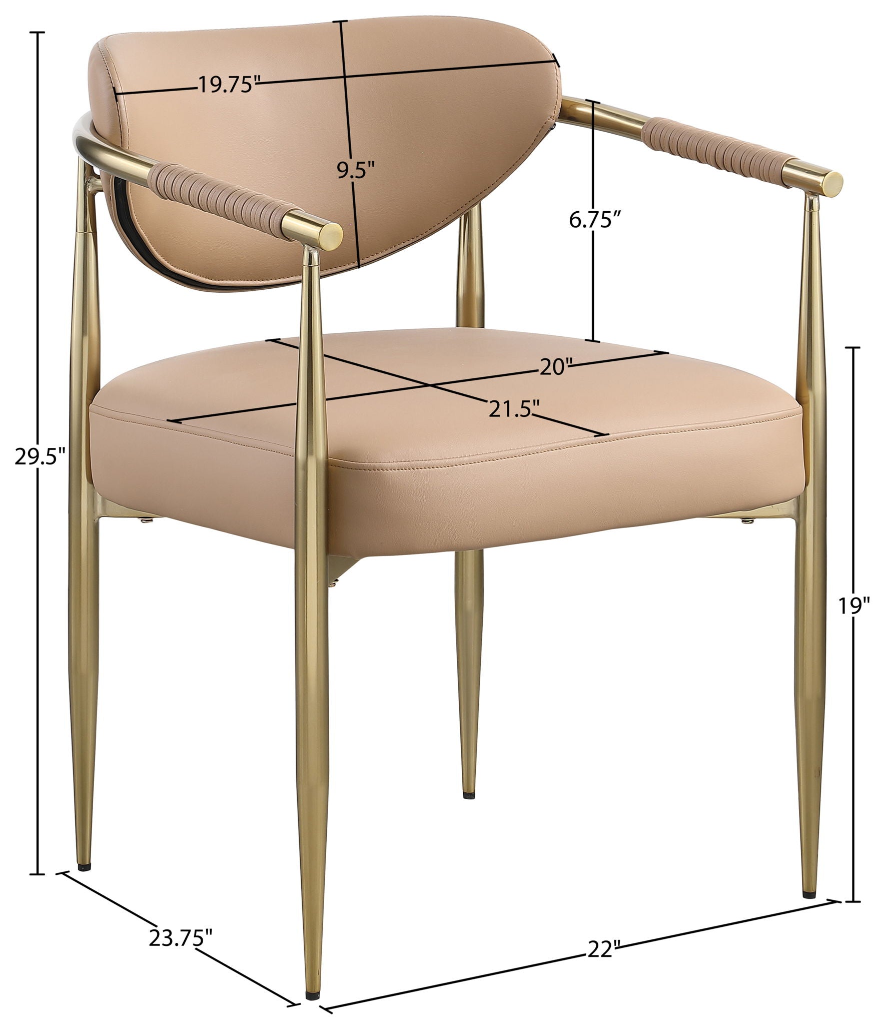 Virella - Faux Leather Upholstered Dining Chair (Set of 2)