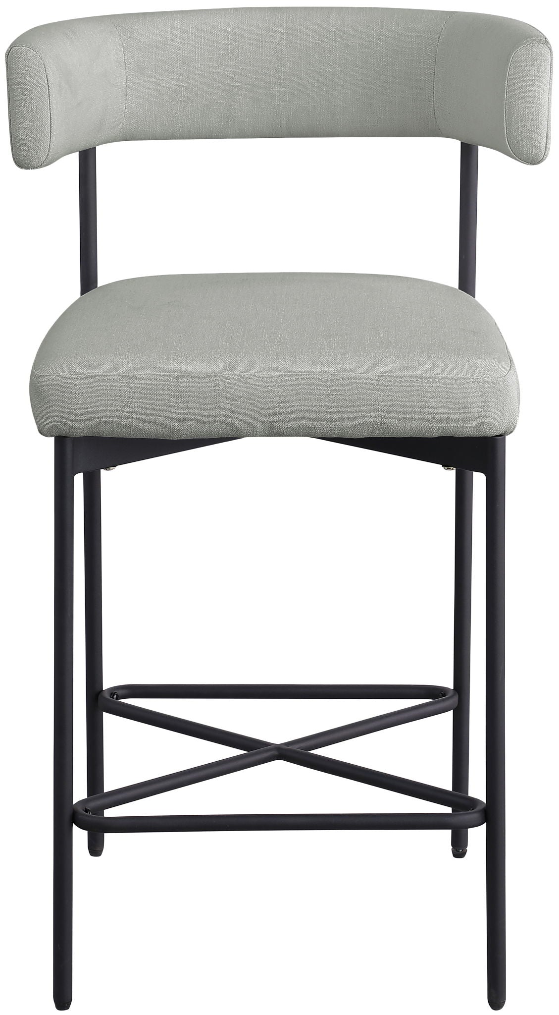 Rivage - Durable Stool With Black Frame (Set of 2)
