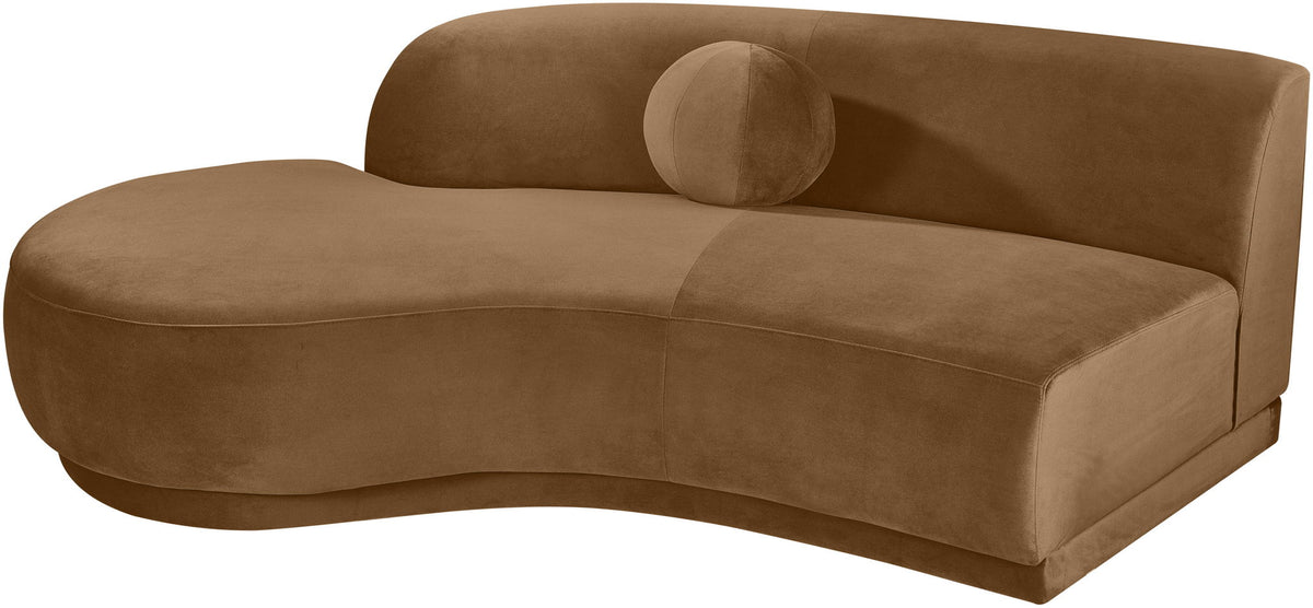 Avra - 86" Velvet Performance Fabric Upholstered Sofa