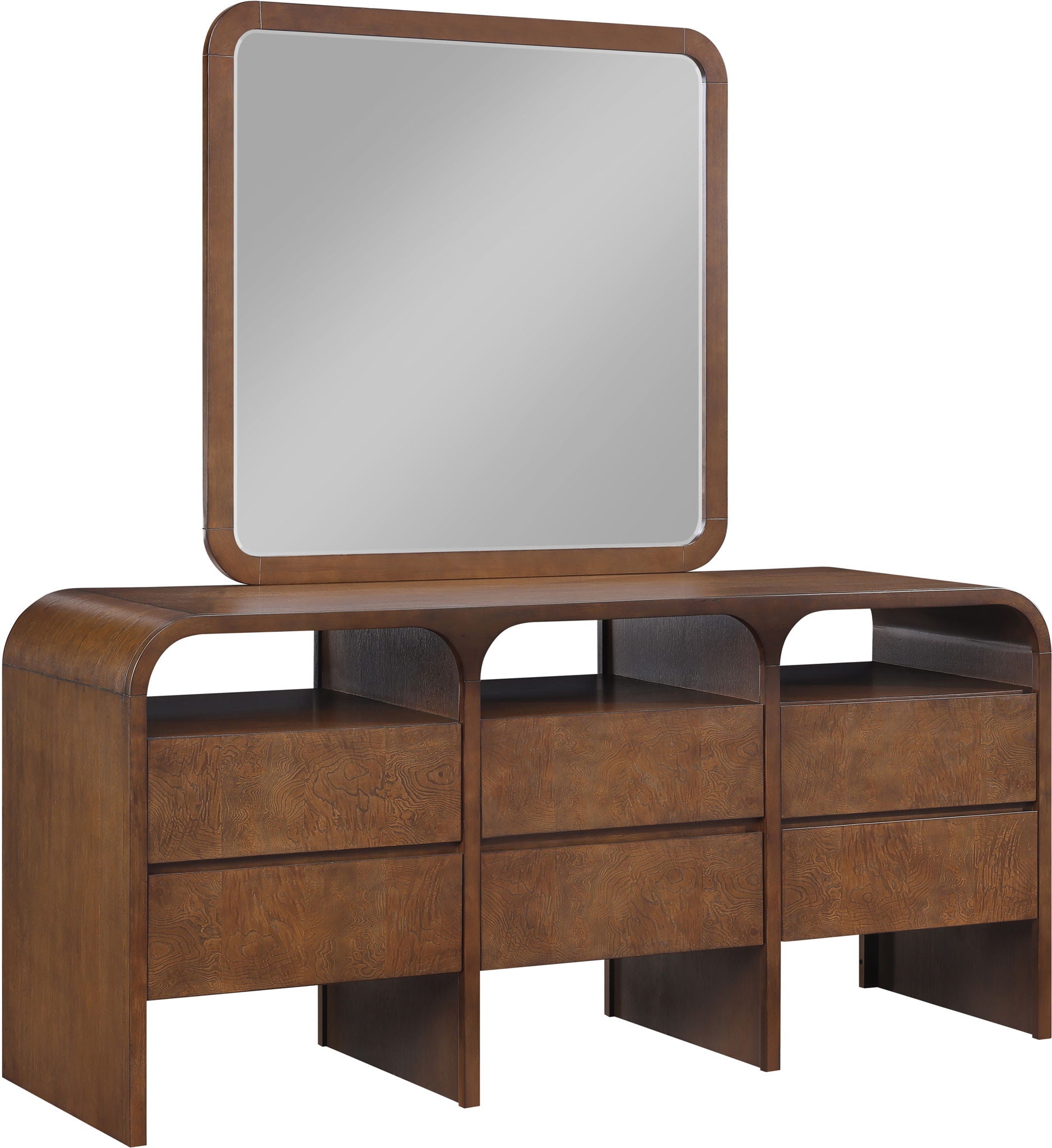 Giada - Solid Wood And Veneer Mirror