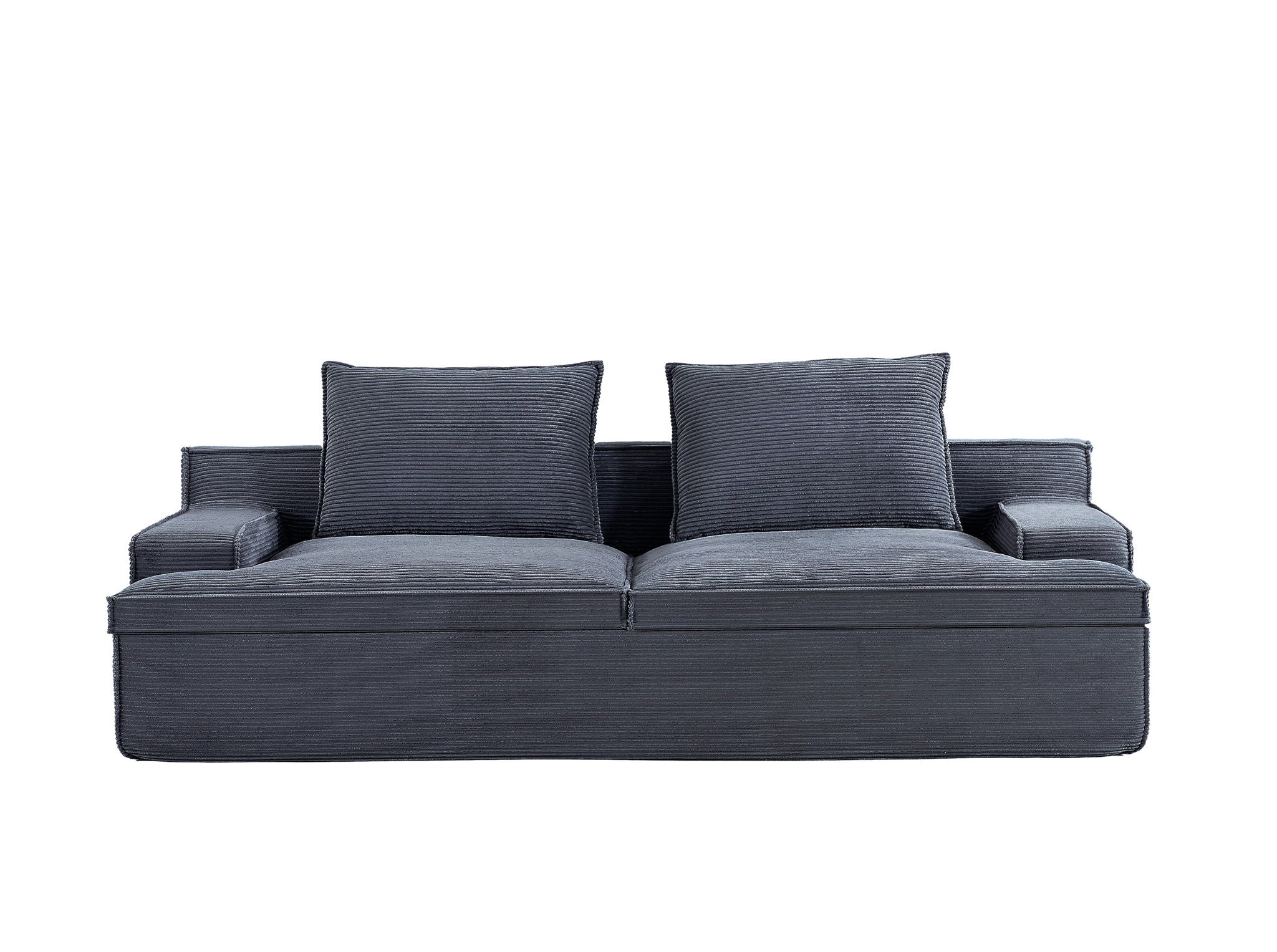 Nimbus - Oversized Full Foam 4 Seater Couch For Living Room Upholstered In Soft, Wide Armrests