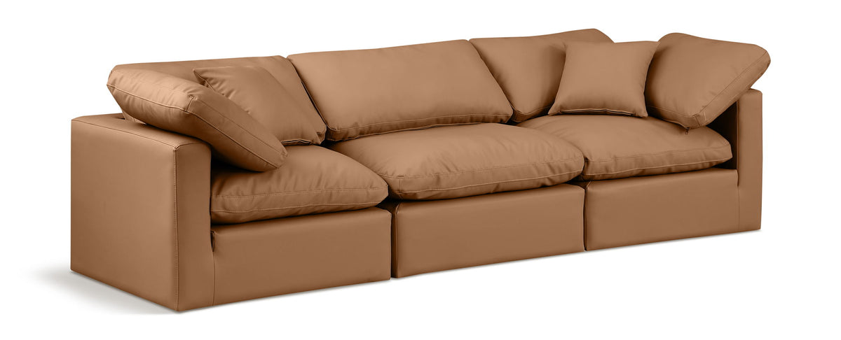 Indulge - Faux Leather 3 Seat Modular Sofa