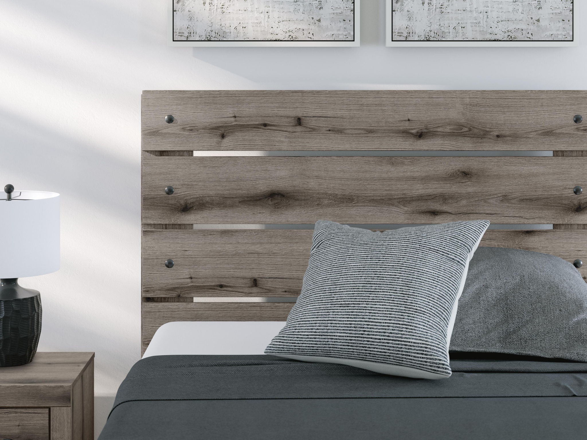Graystorm - Panel Bed With Storage