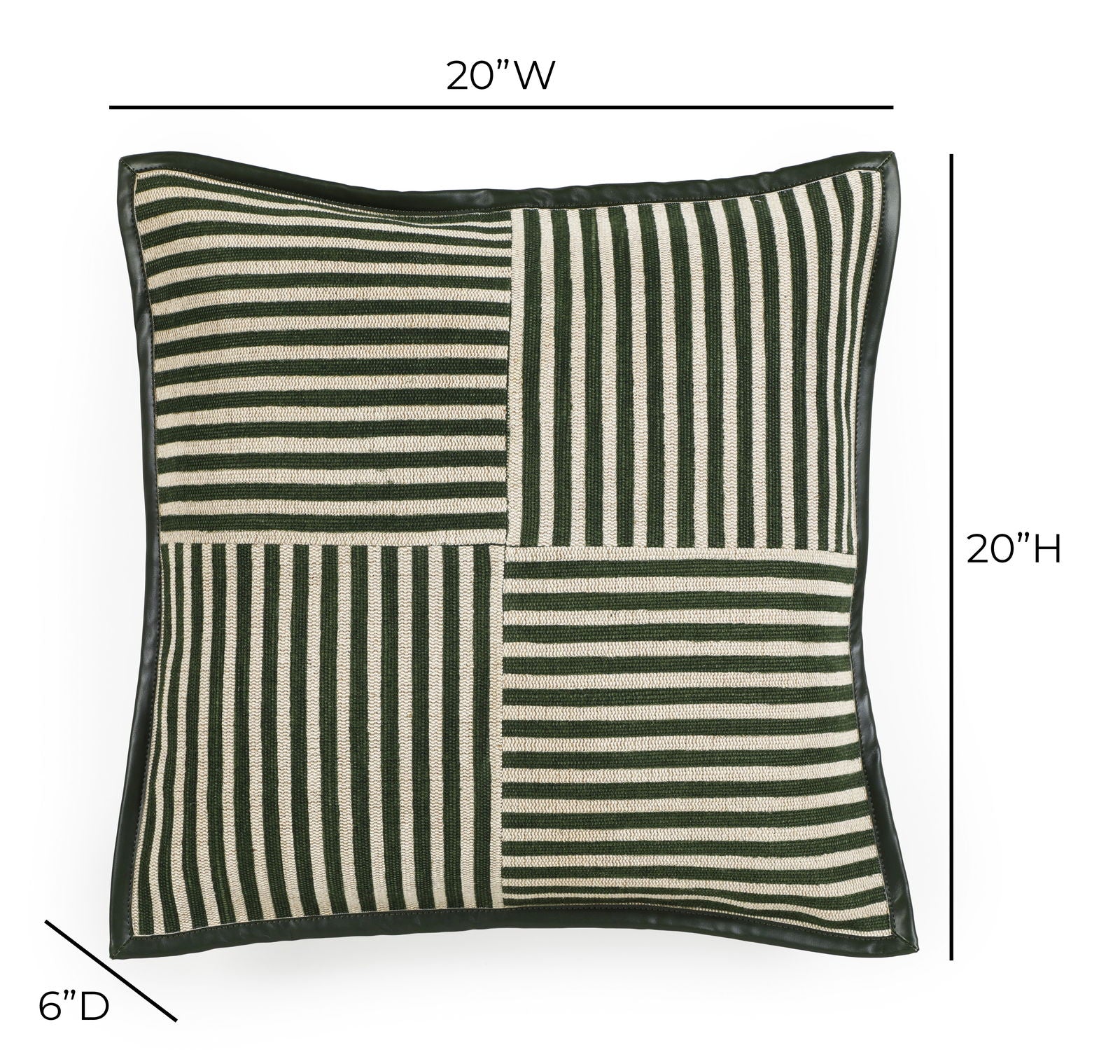 Kora - Cotton Jute Throw Pillow