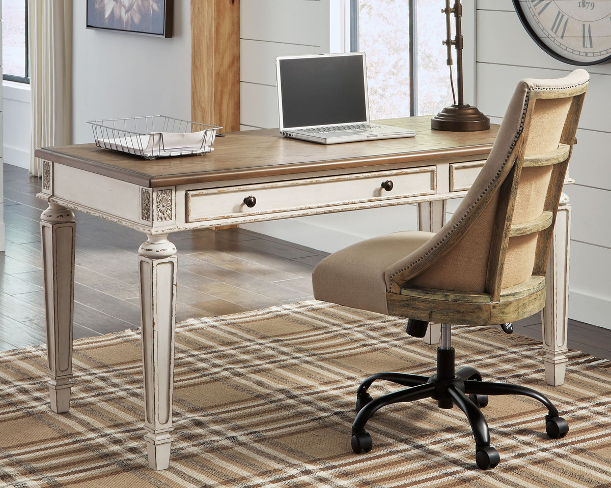 Realyn - Home Office Desk - Light Brown