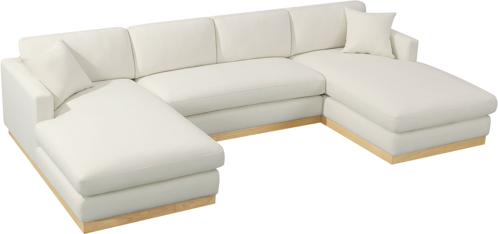 Johanna - 3 Piece Sectional - Natural Base