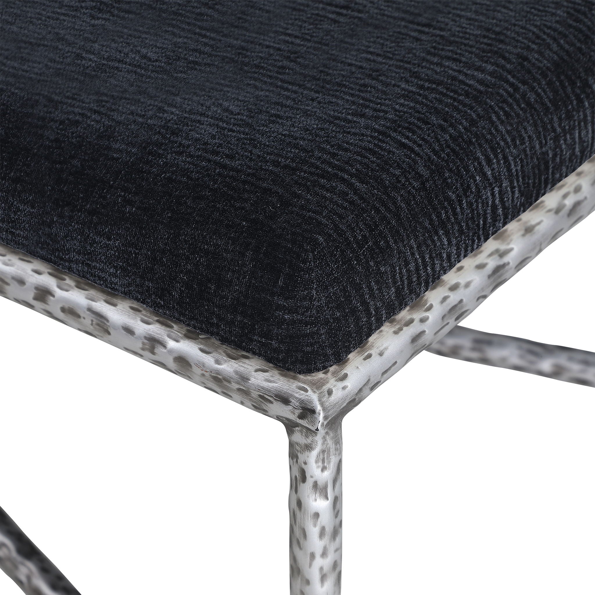 Valley - Bench With Silver Frame