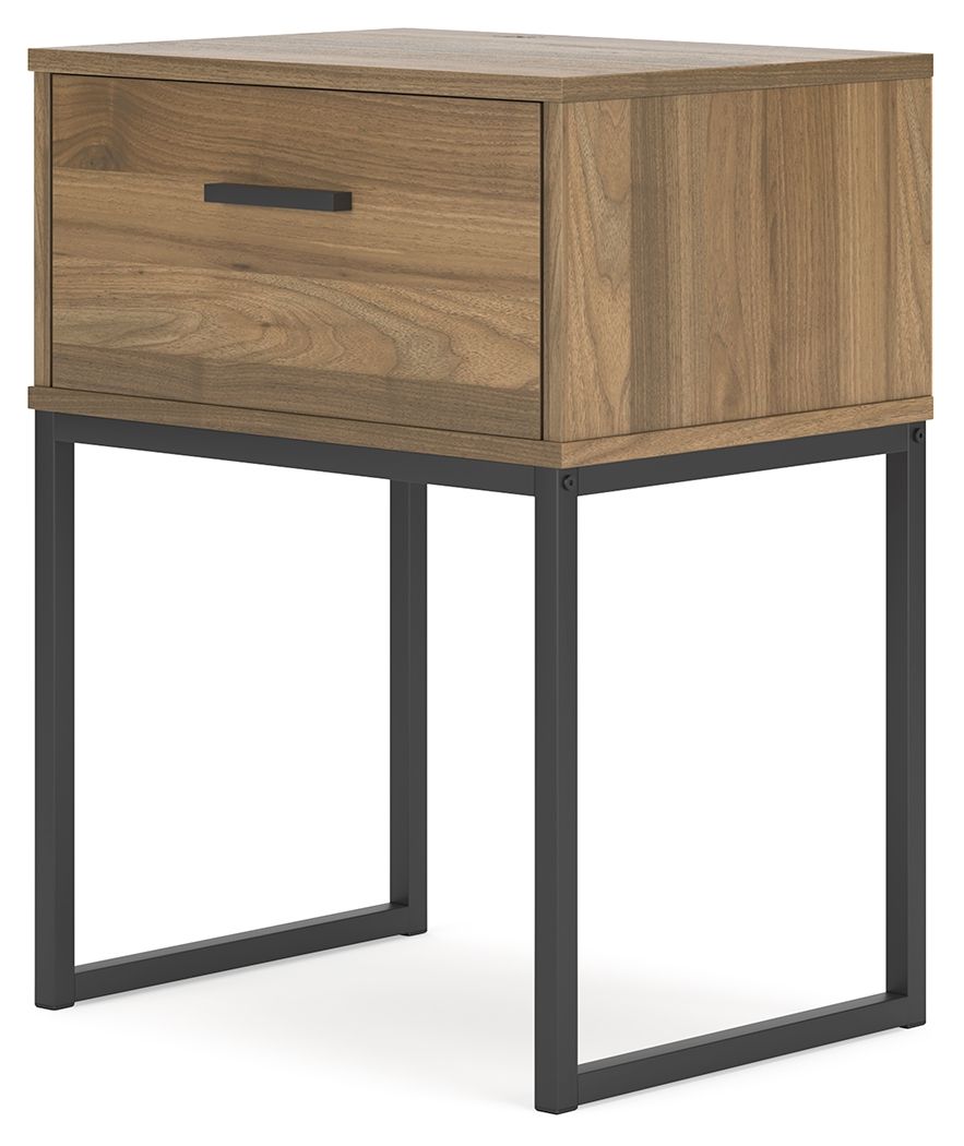 Deanlow - One Drawer Night Stand - Honey