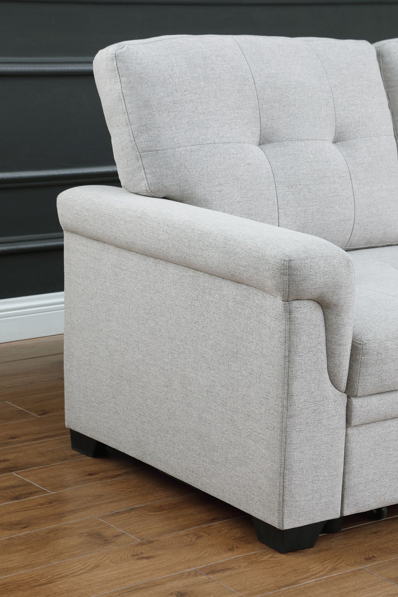 Lucca - Reversible Sleeper Sectional Sofa With Storage Chaise