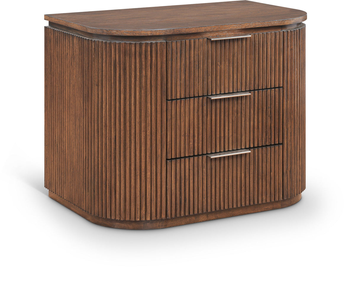 Astrid - Solid Wood And Oak Veneer Nightstand