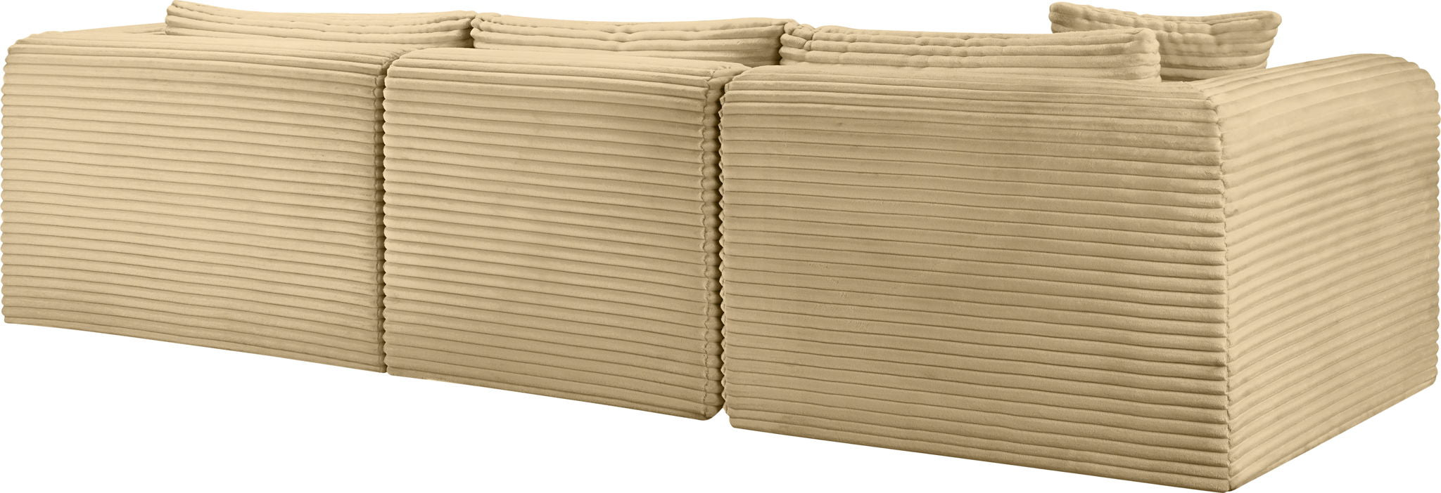 Shaggy - 3 Piece Modular Sectional