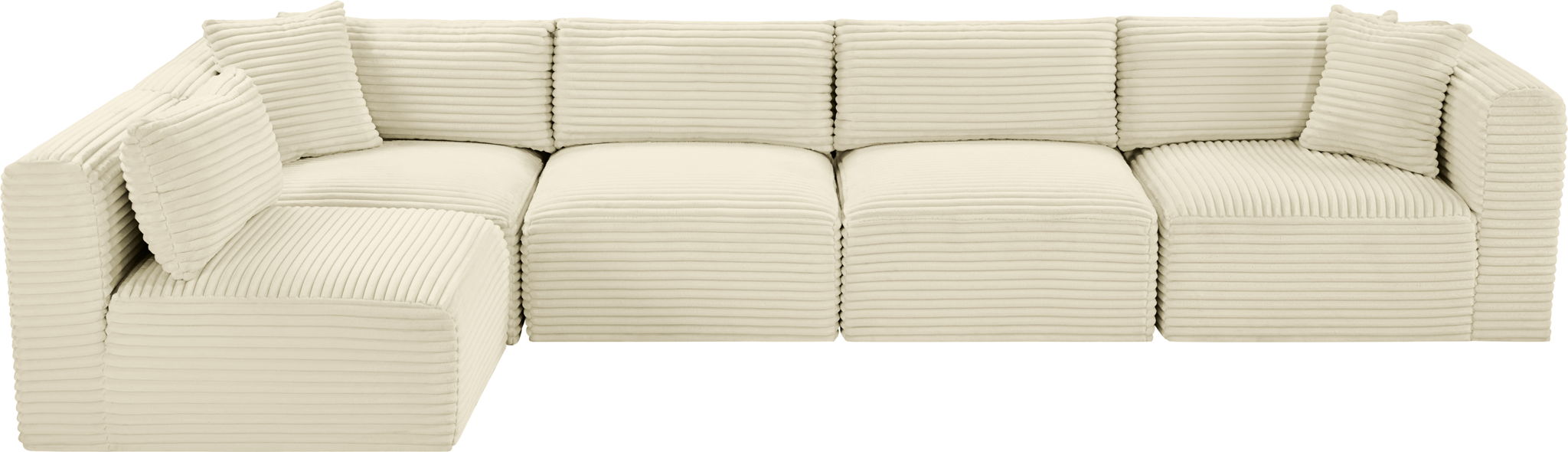 Shaggy - 5 Piece Modular Sectional