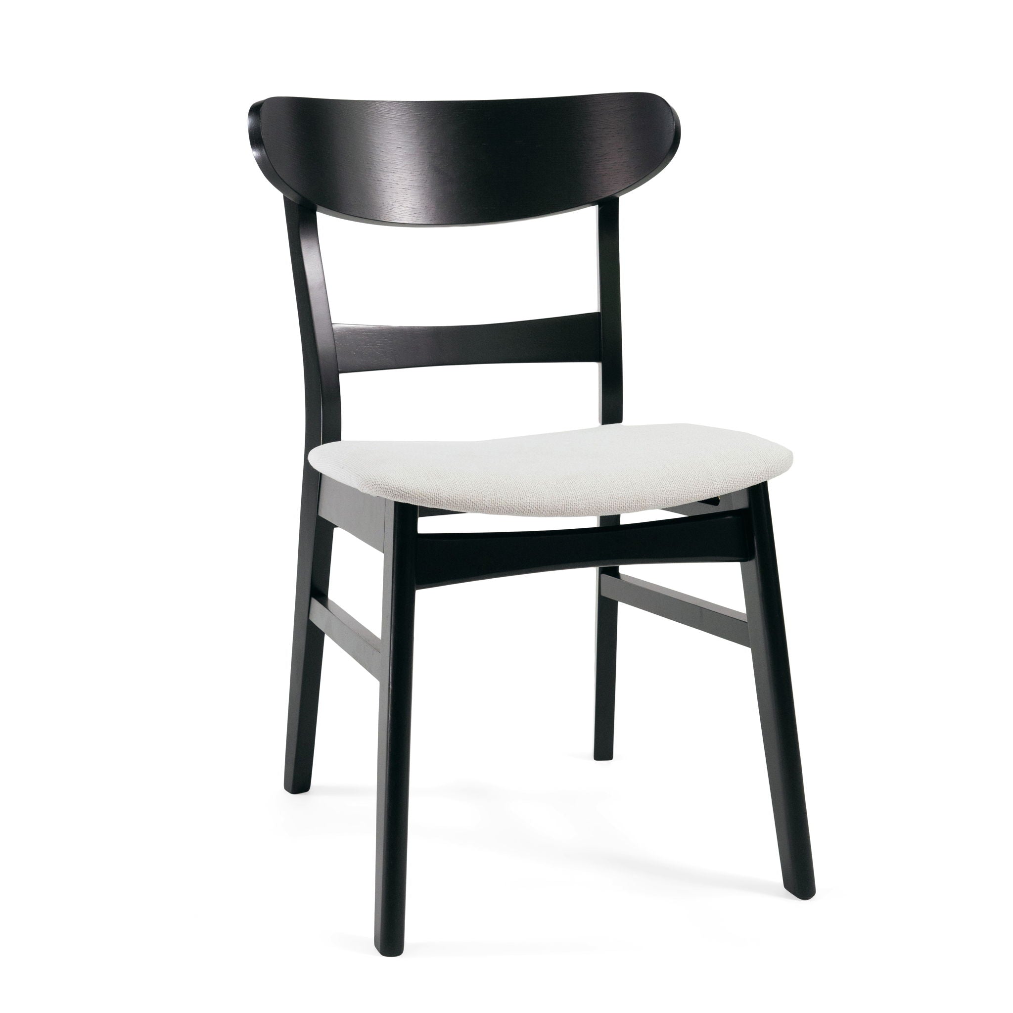 Modern Dining Chairs With Cushioned Seat (Set of 2)