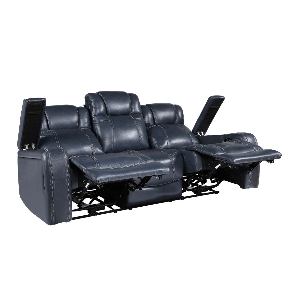 Keziah - Power Sofa & Loveseat - Blue
