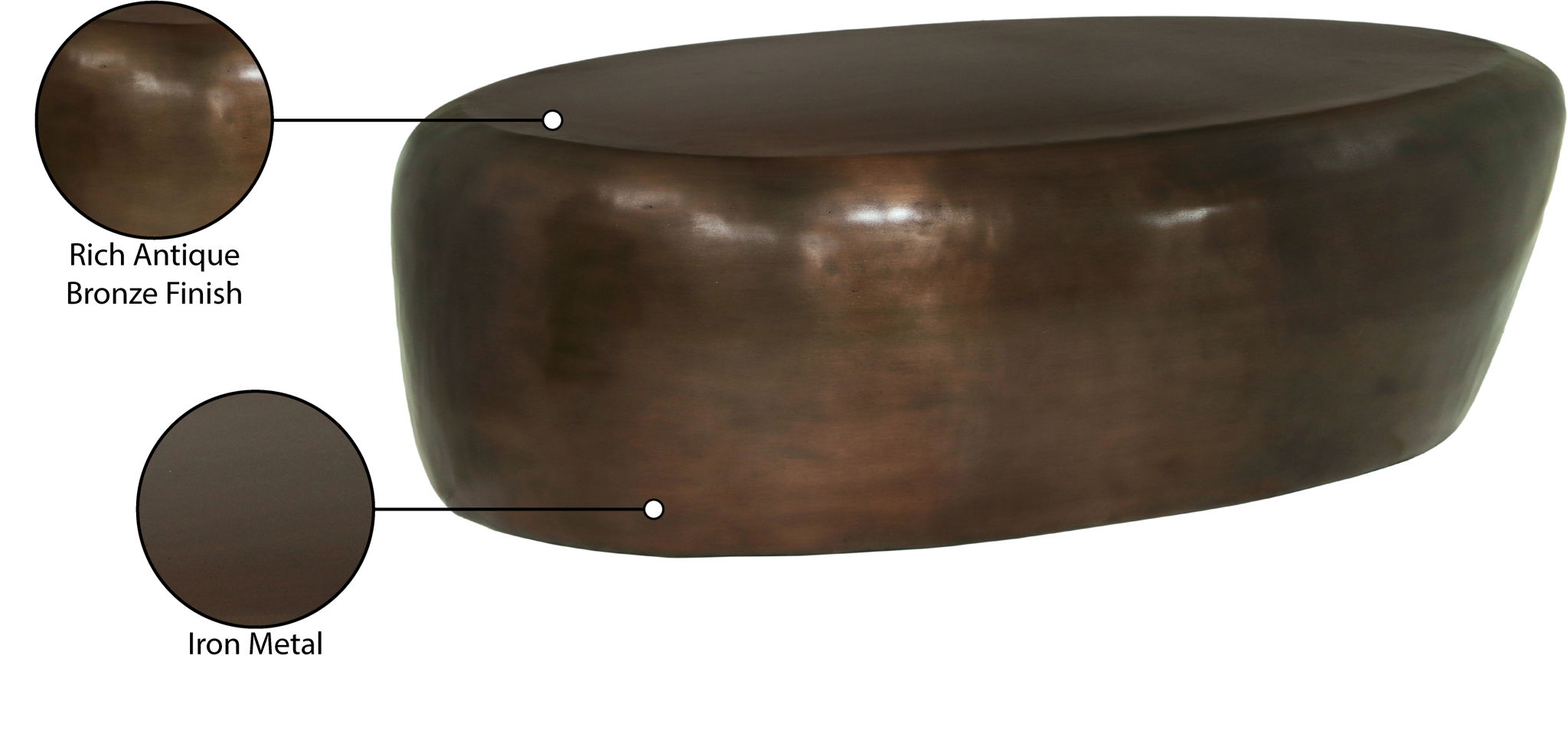 Capsule - Aluminum Coffee Table
