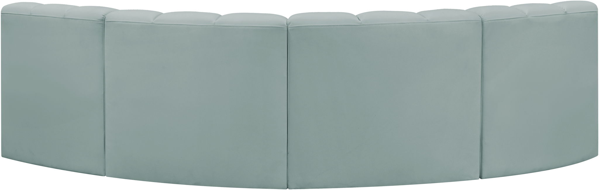 Arc - Faux Leather 4 Piece Corner Modular Sofa