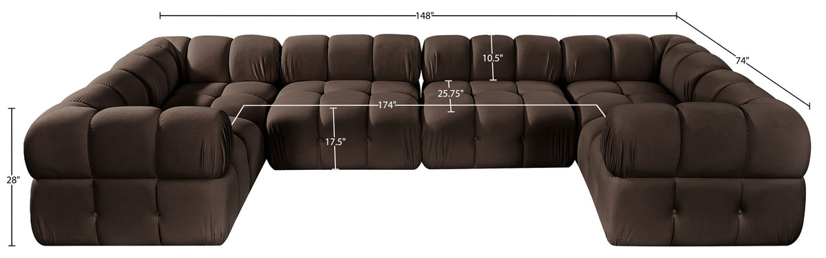 Orin - 6 Piece Modular Sectional (2 Modular Chairs, 4 Corner Chairs)