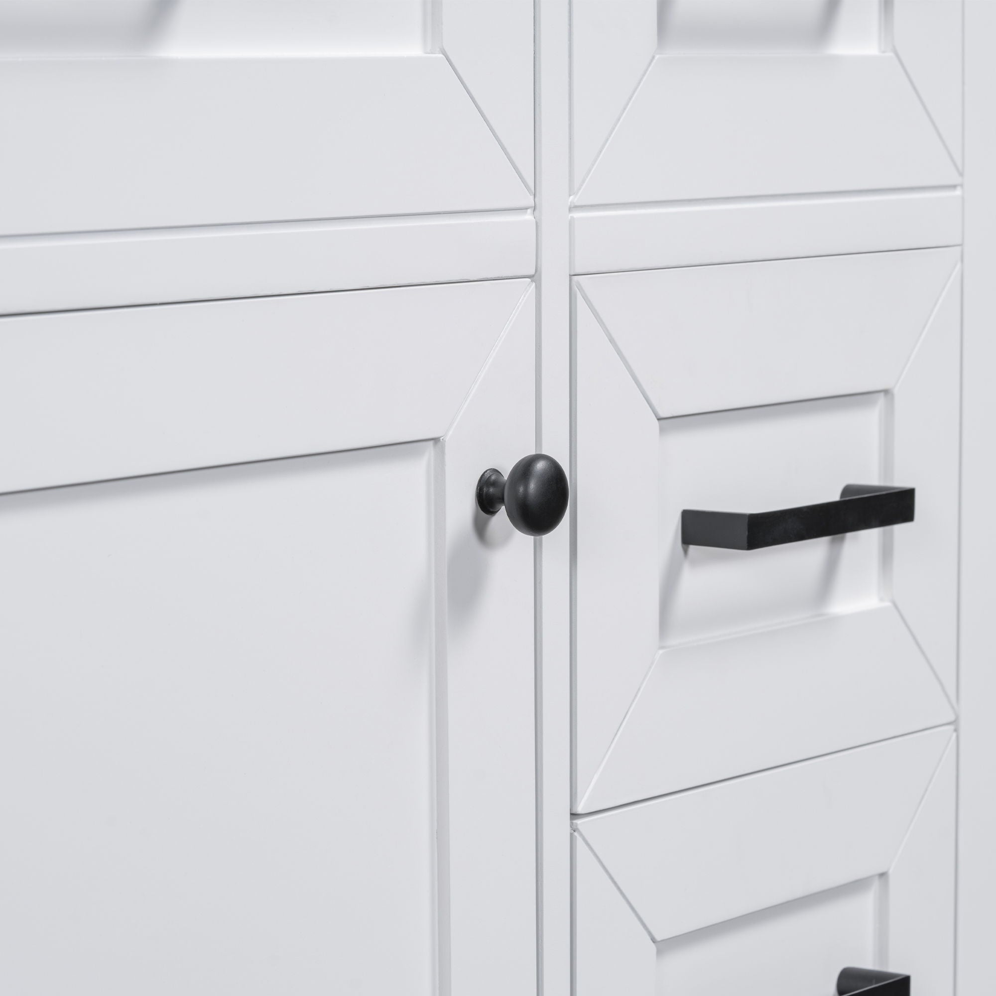 Modern Bathroom Vanity With Sink Combo, 3 Drawers