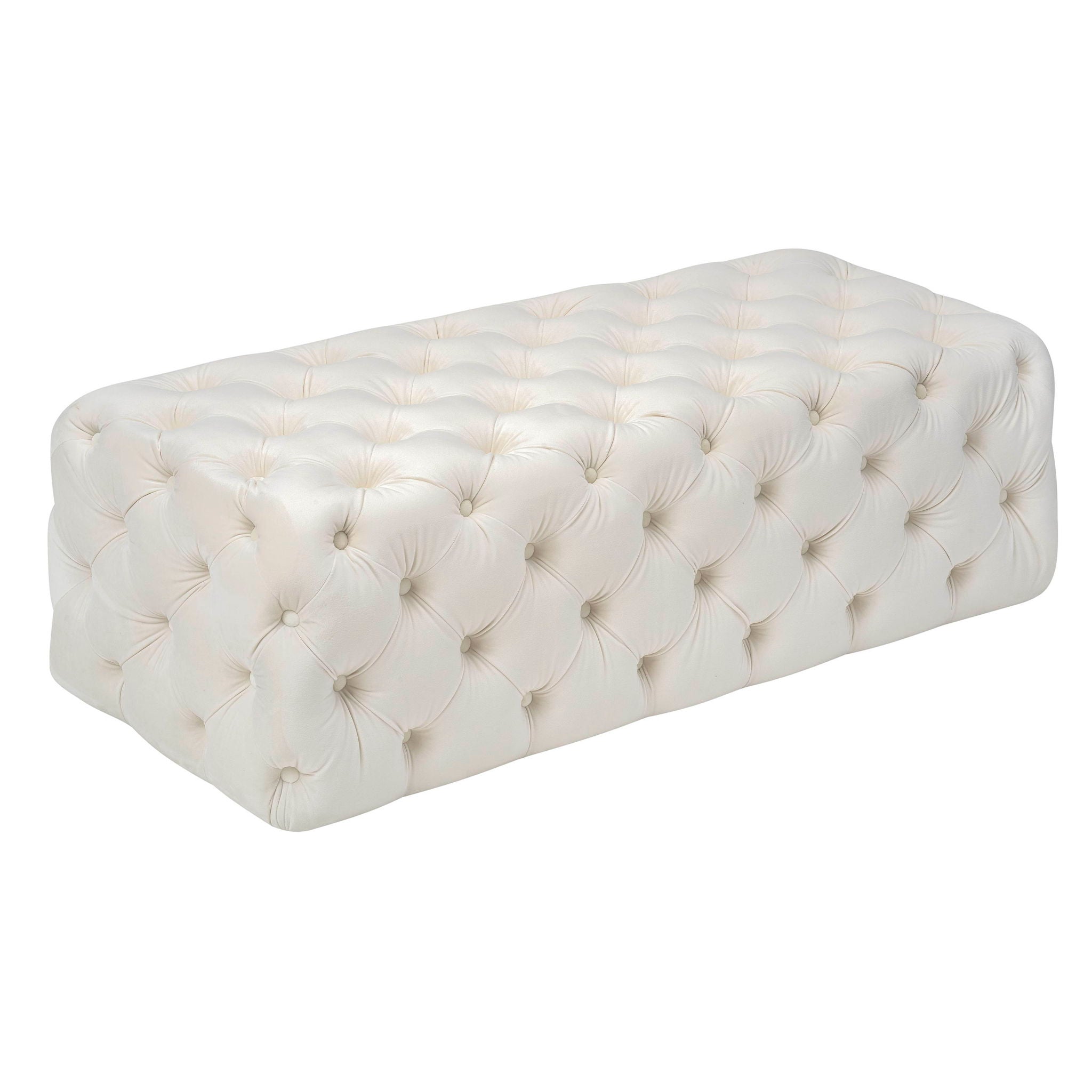 Kaylee - Velvet Ottoman