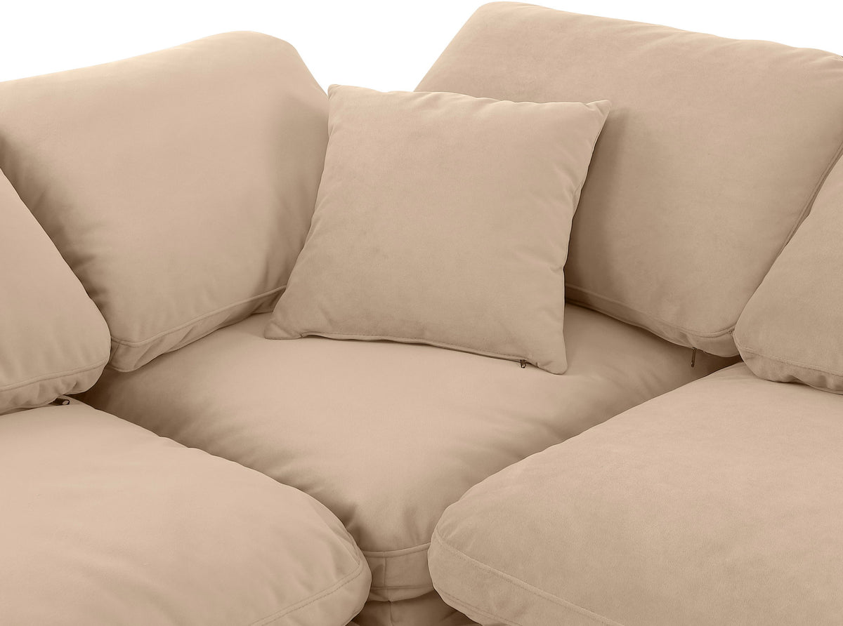 Indulge - Velvet 7 Piece Modular Sectional