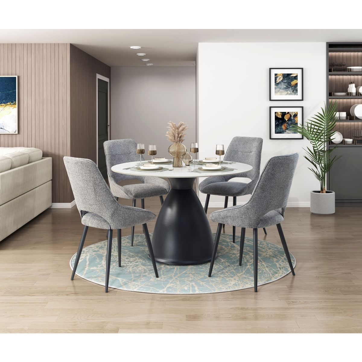 Thea - Side Chair (Set of 2) - Gray