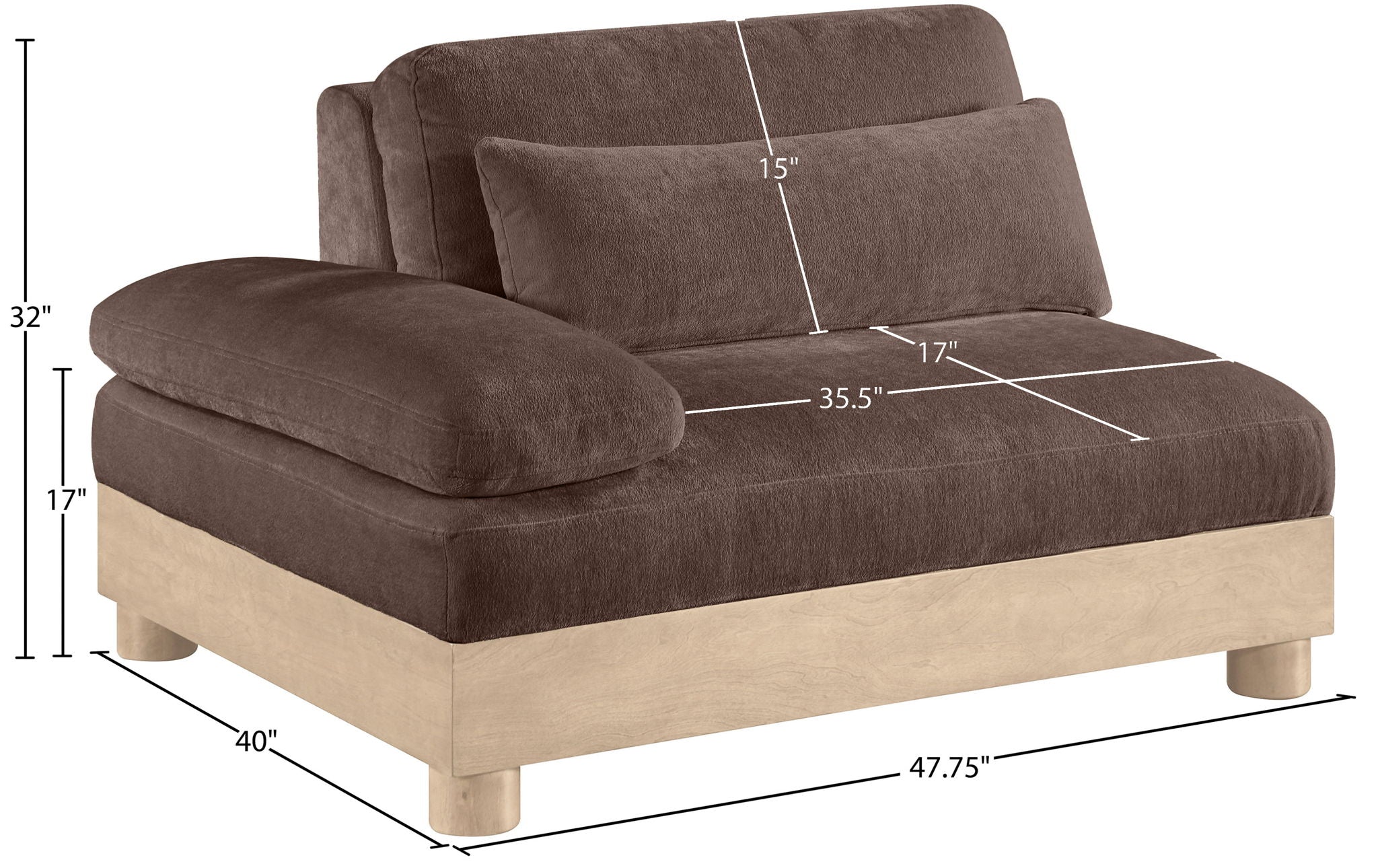 Turin - Upholstered Modular Chair