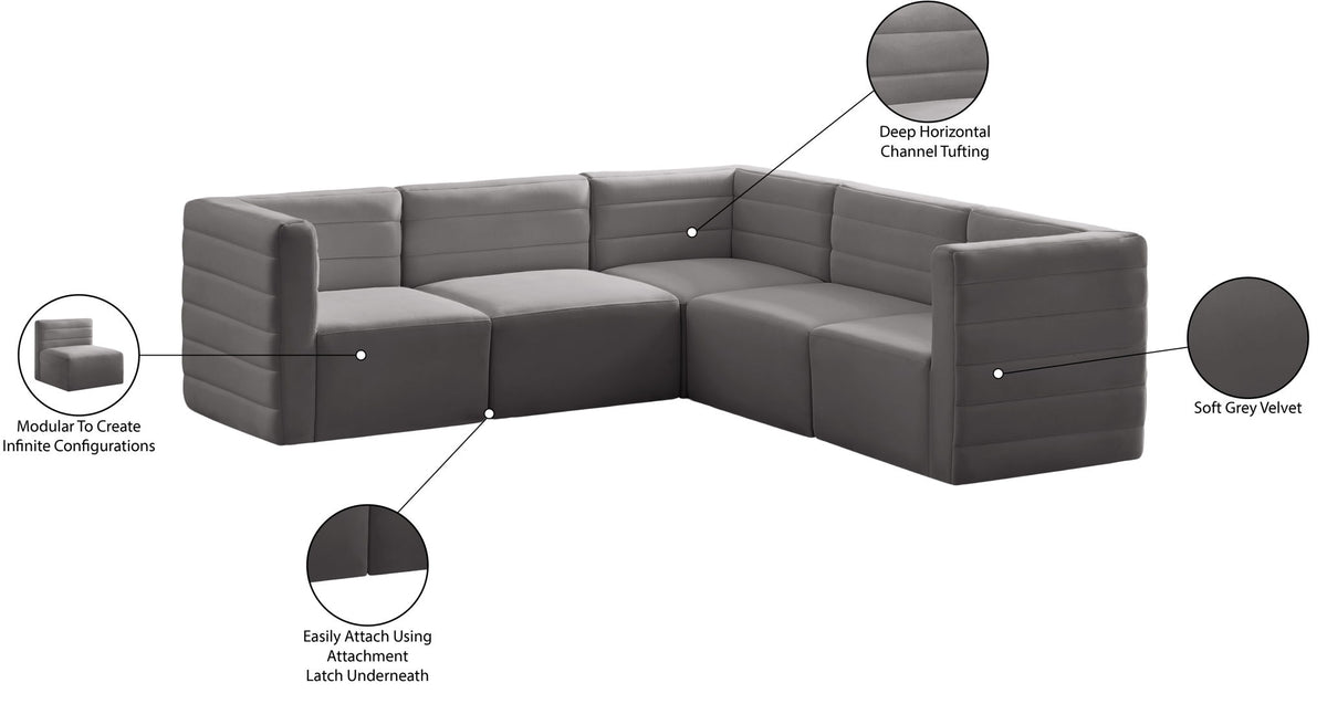 Quincy - 5 Piece Modular Sectional