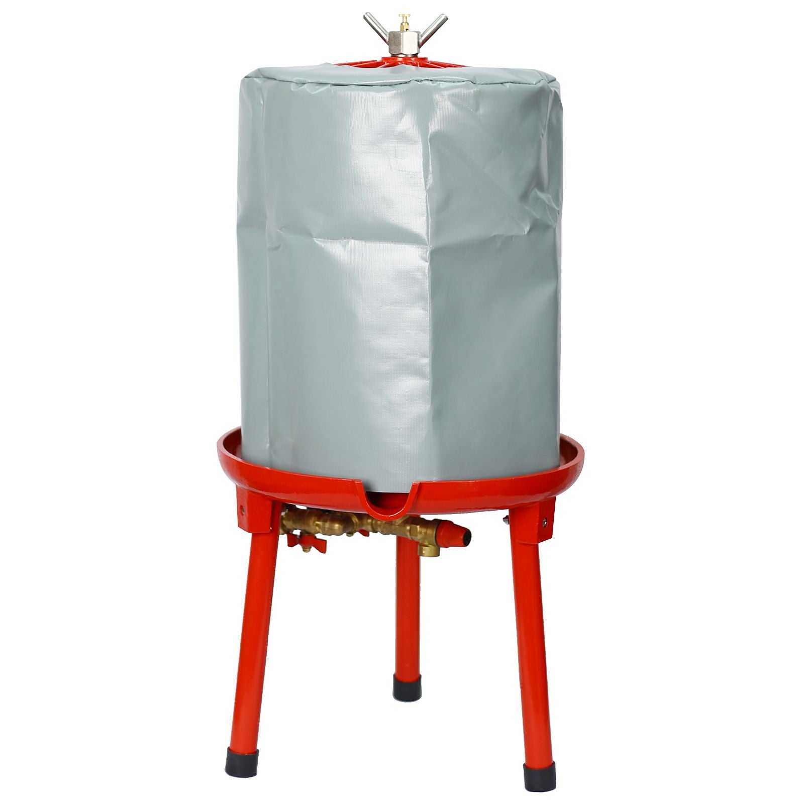 Hydraulic Fruit Wine Apple Press 5.3 Gallon / 20L For Wine Cider Making - Red