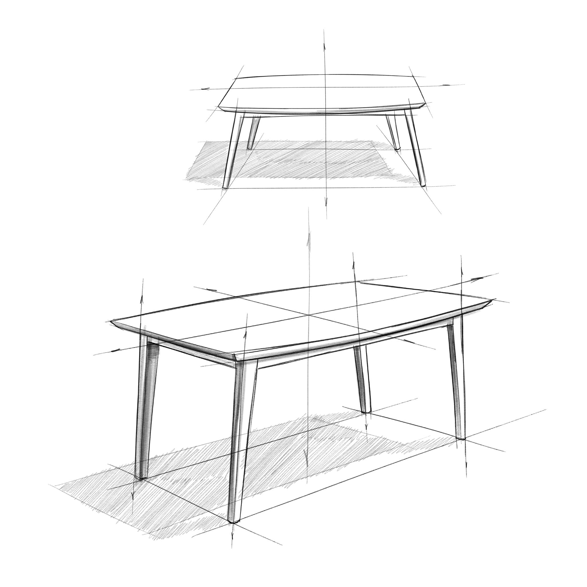 Draper - Dining Table - Oak