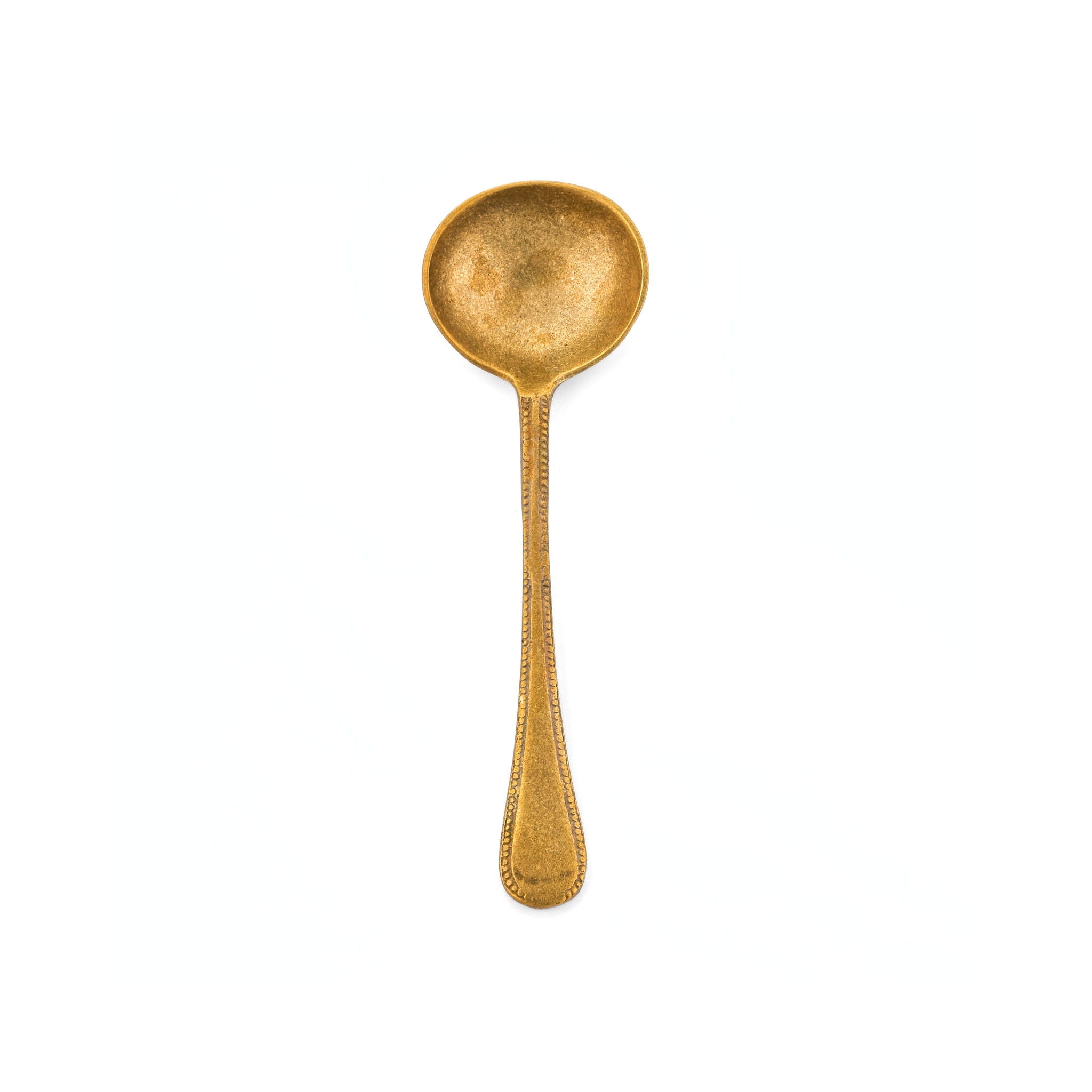 Anuja - Large Serving Spoon - Brass