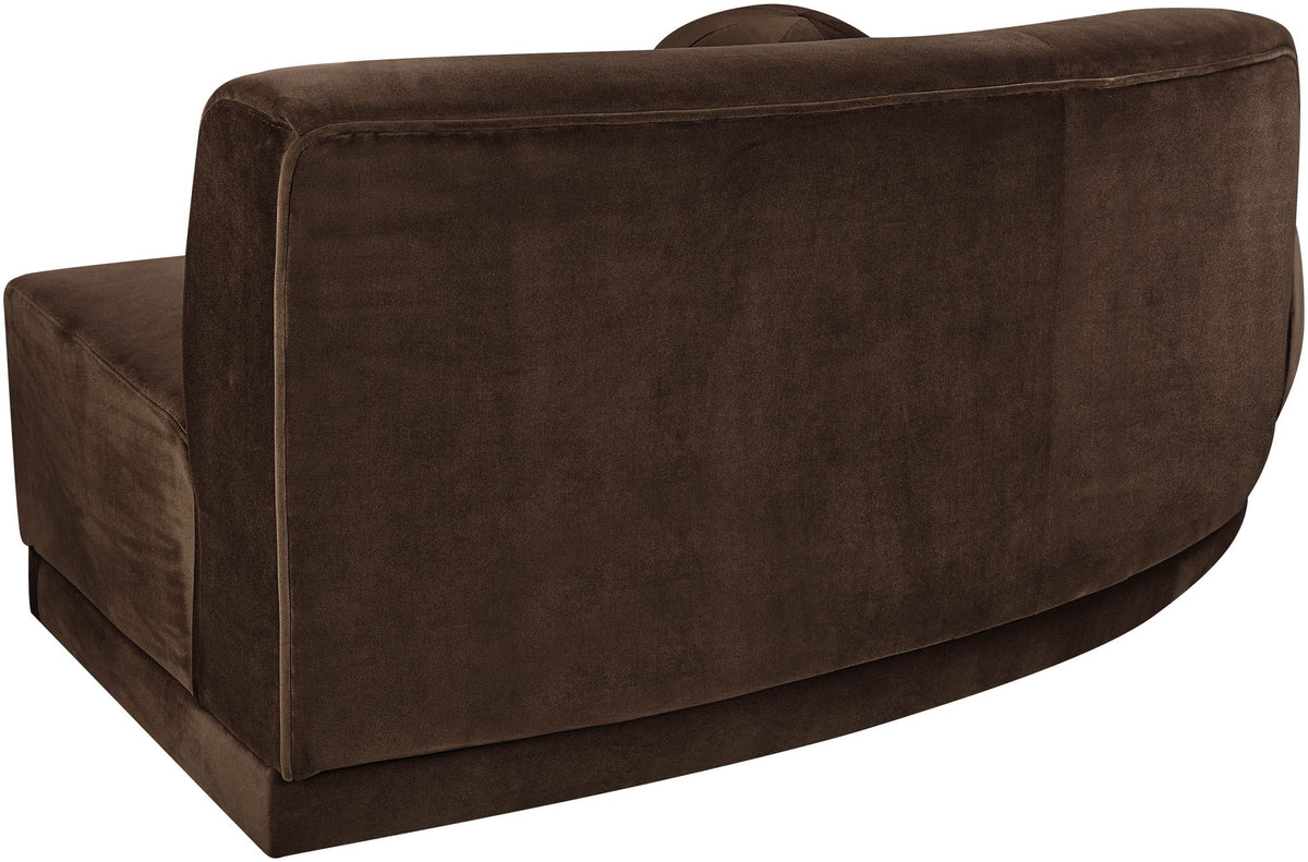 Avra - 86" Velvet Performance Fabric Upholstered Sofa