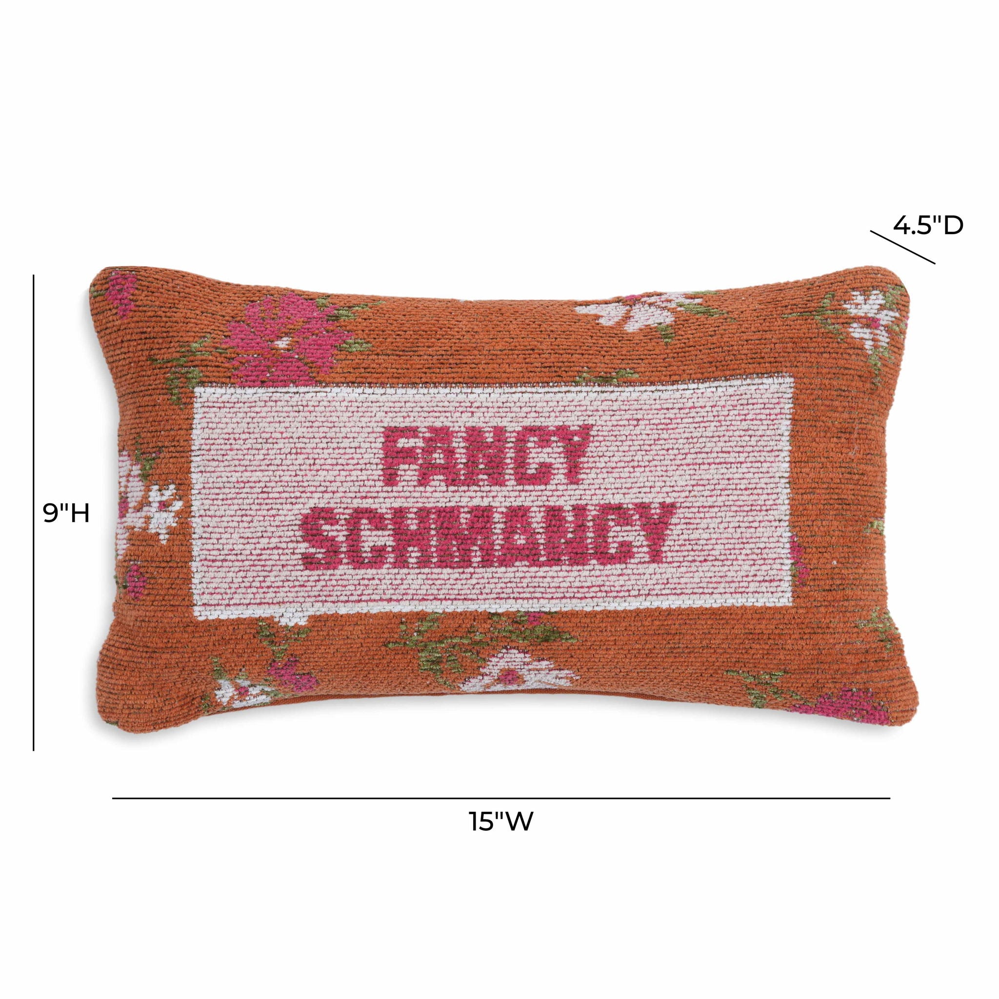 Judaica - "Fancy Schmancy" Pillow - Multi
