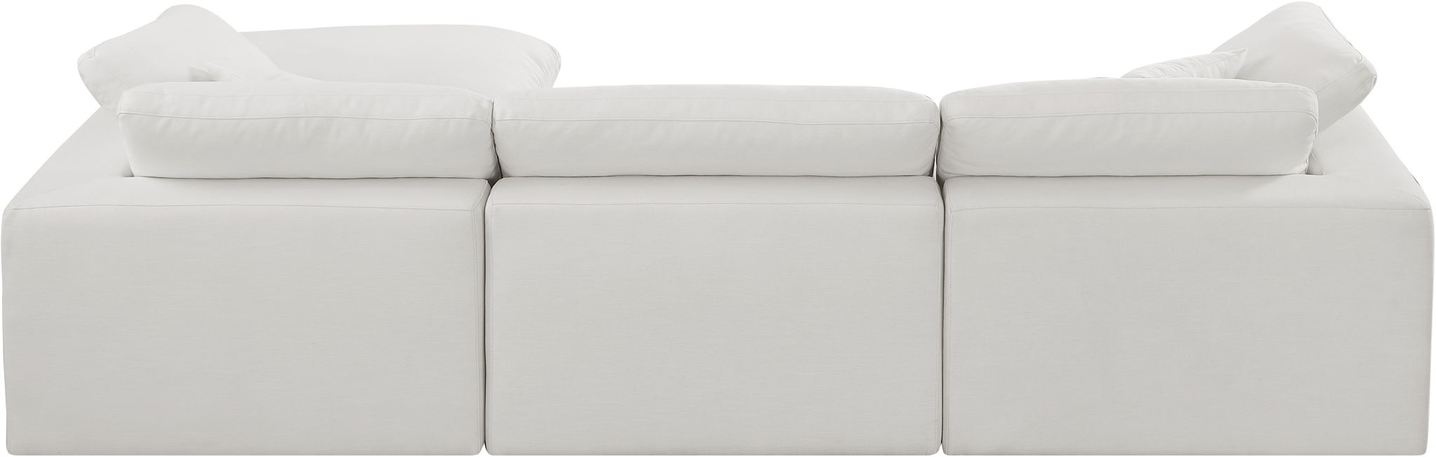 Comfy - 4 Piece Linen Fabric Modular Sectional With Chaise