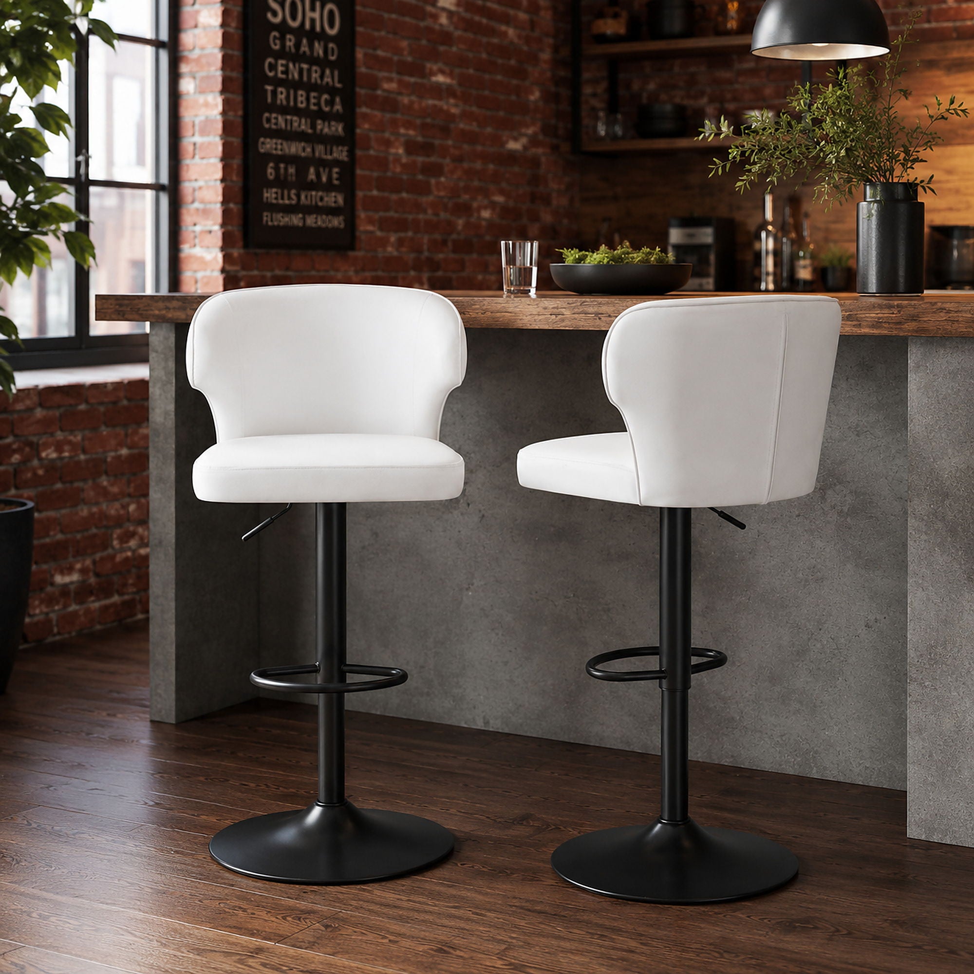 Adjustable Swivel Bar Chair