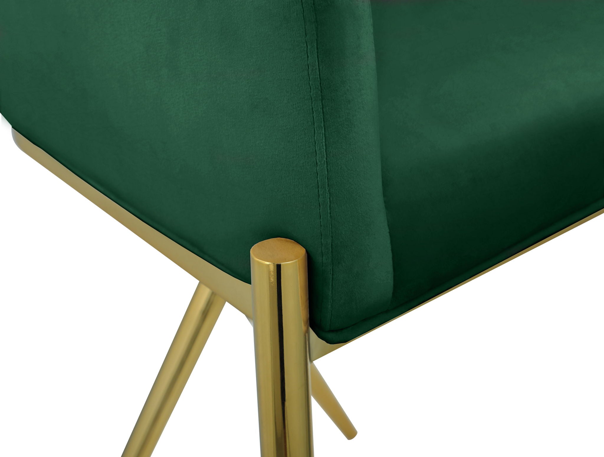 Xavier - Counter Stool with Gold Legs