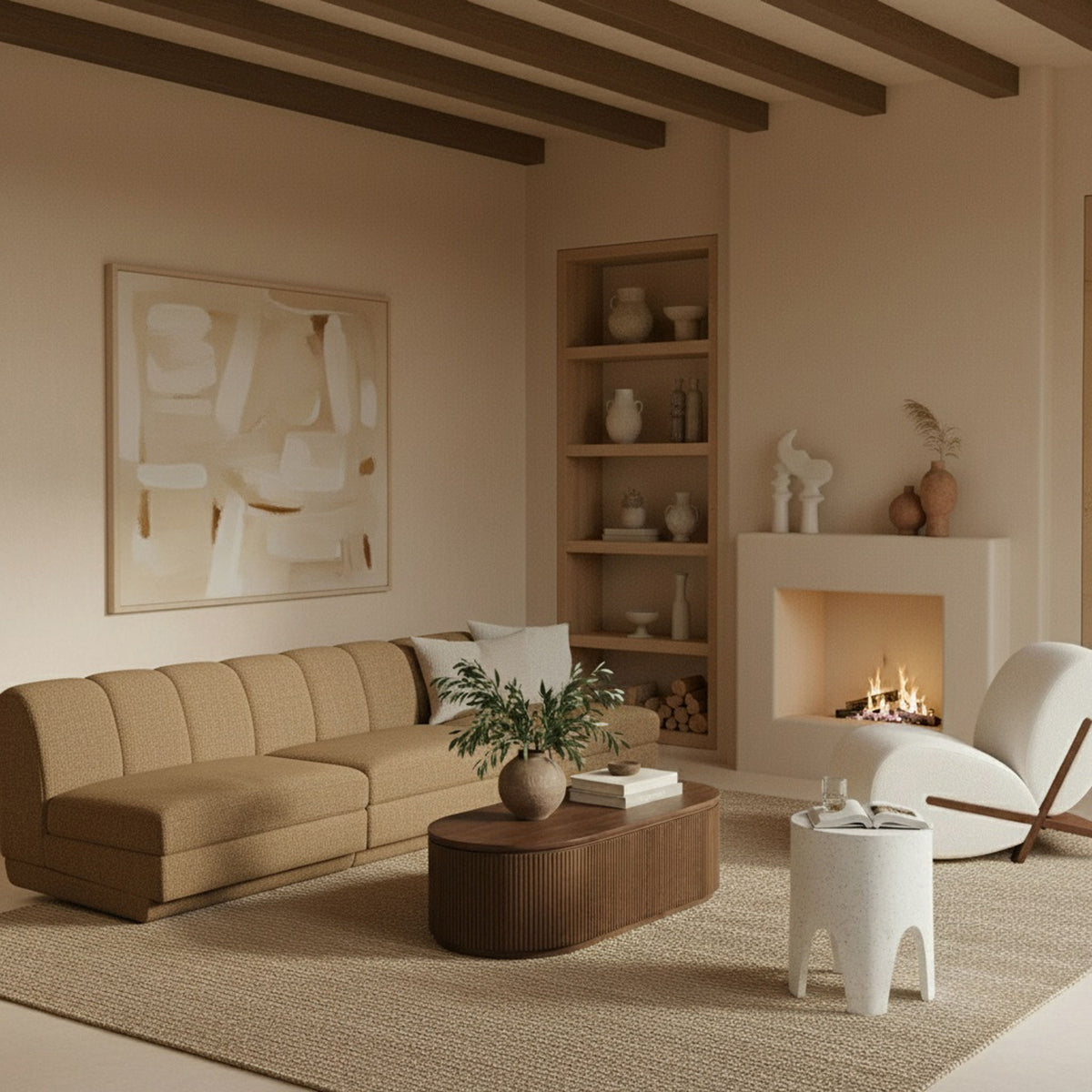 Modari - Sectional - Brown