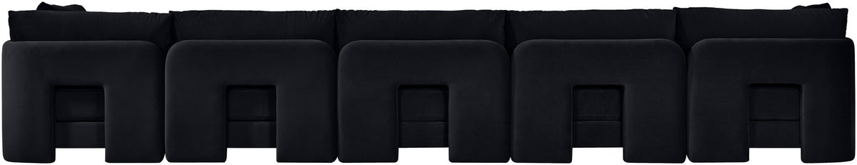 Hammond - Velvet Performance Fabric Upholstered 5 Piece Sofa