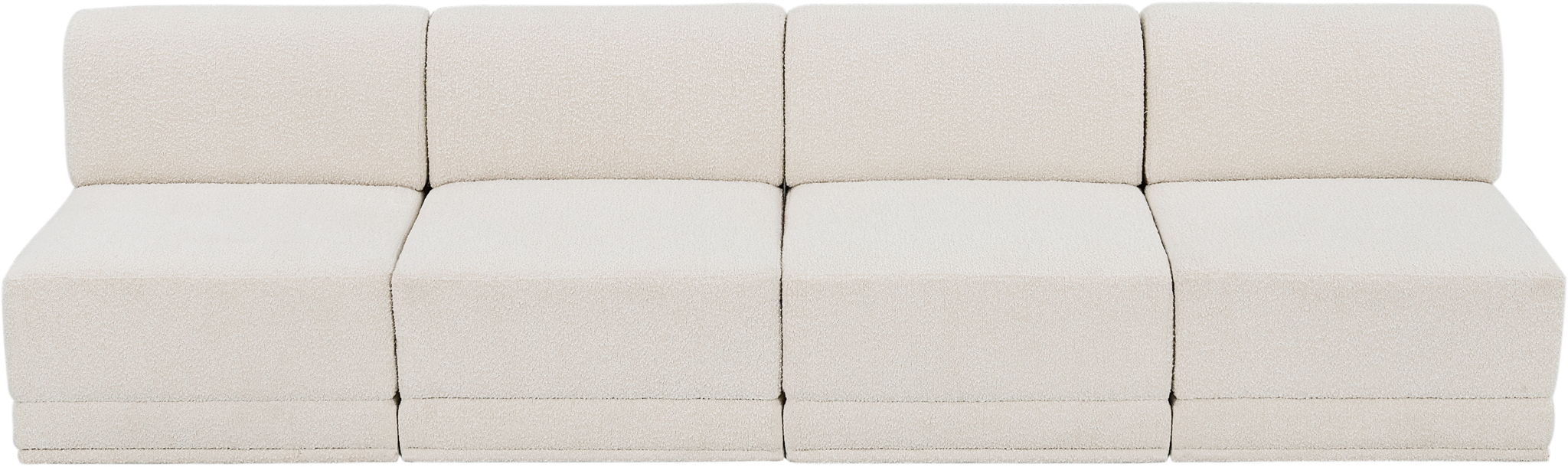 Ollie - 4 Seat Armless Modular Sofa