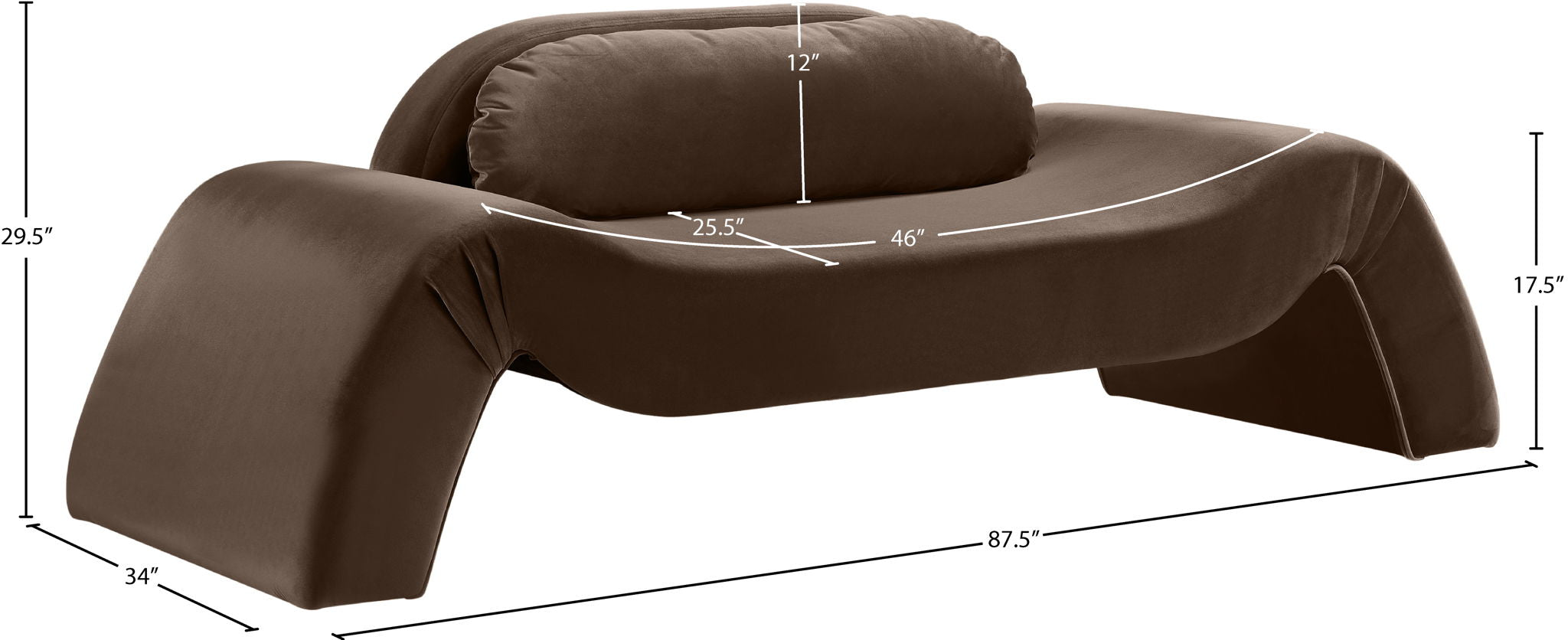 Austin - Velvet Loveseat