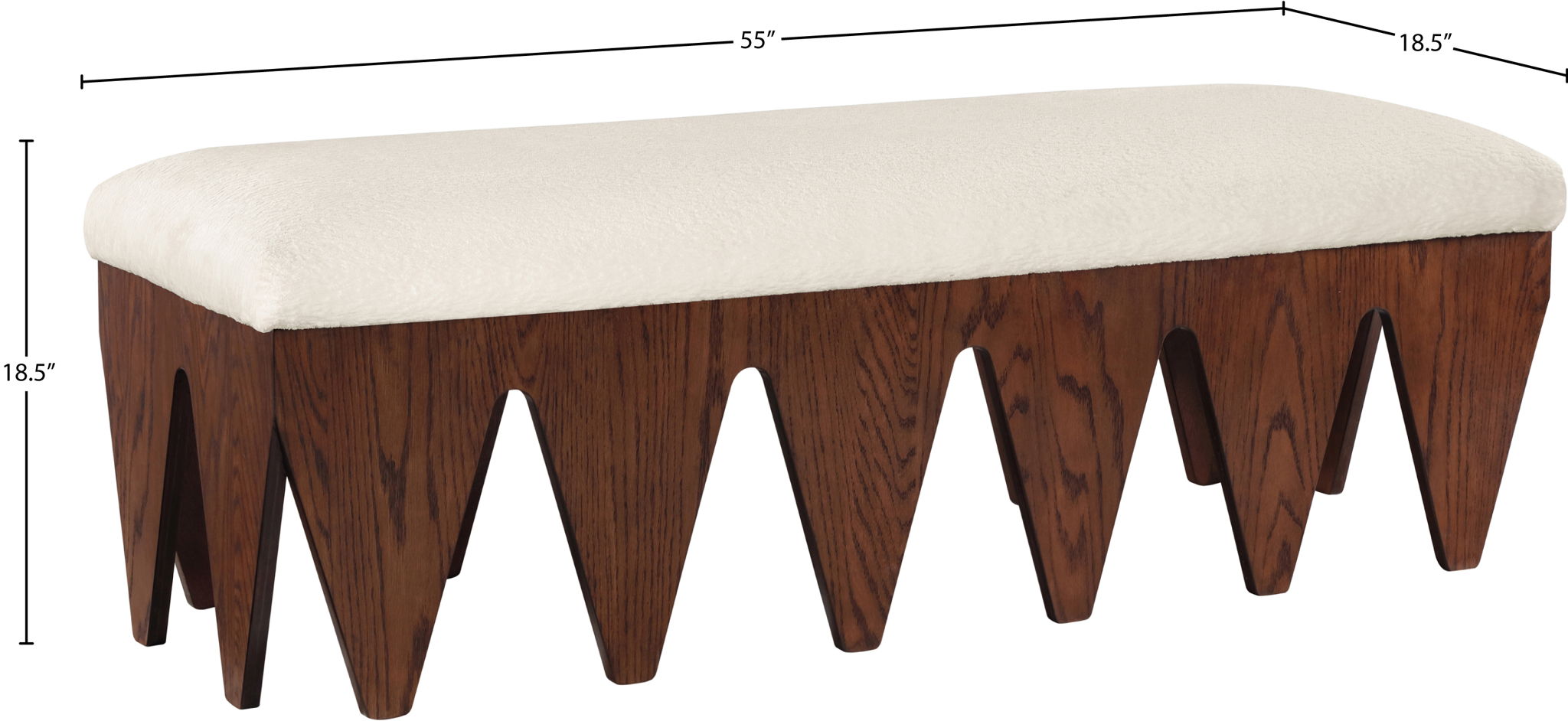 Altair - Bench - Dark Brown Base