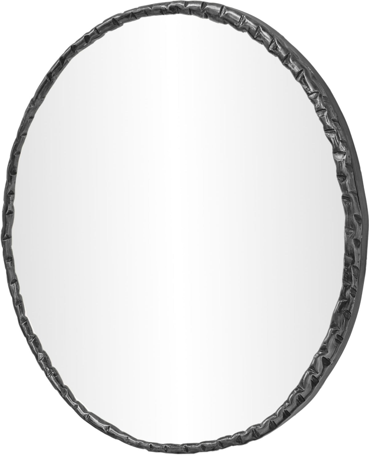 Hammer - Round Iron Mirror