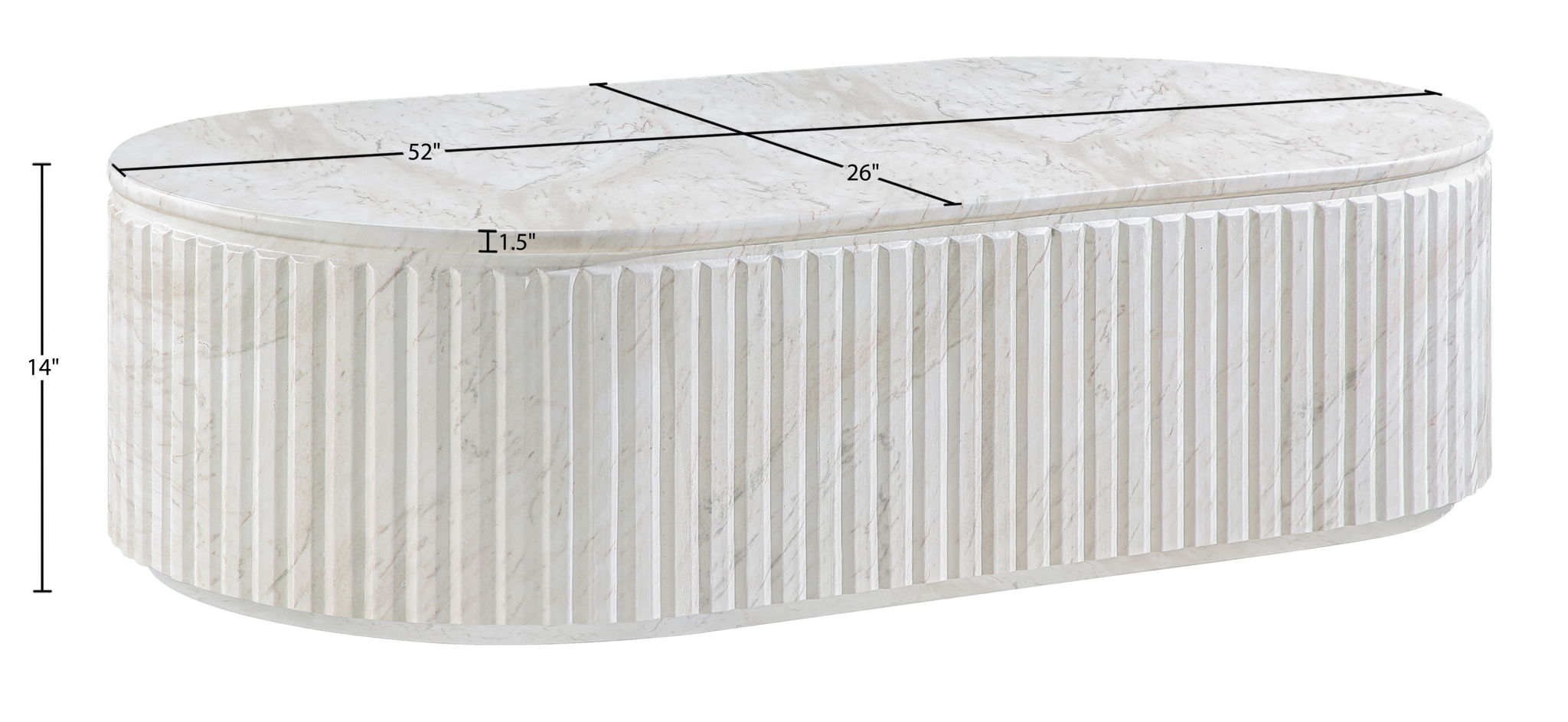 Catania - Concrete Indoor / Outdoor Coffee Table