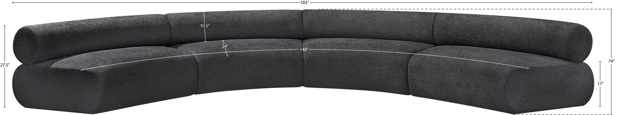Bale - 4 Piece Modular U-Shaped Sofa