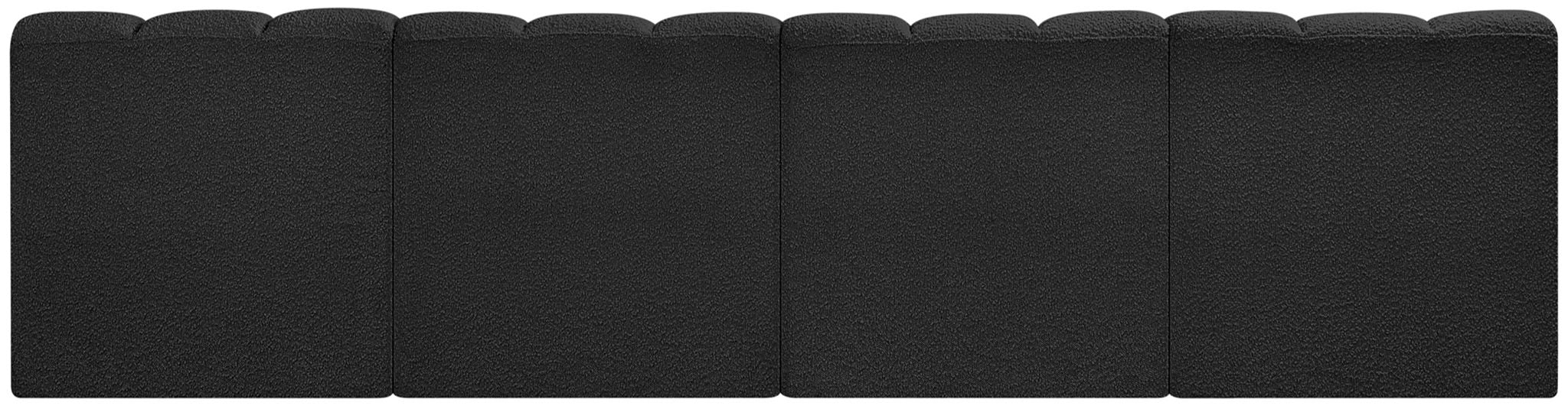 Arc - Boucle Fabric 4 Seats Modular Sofa