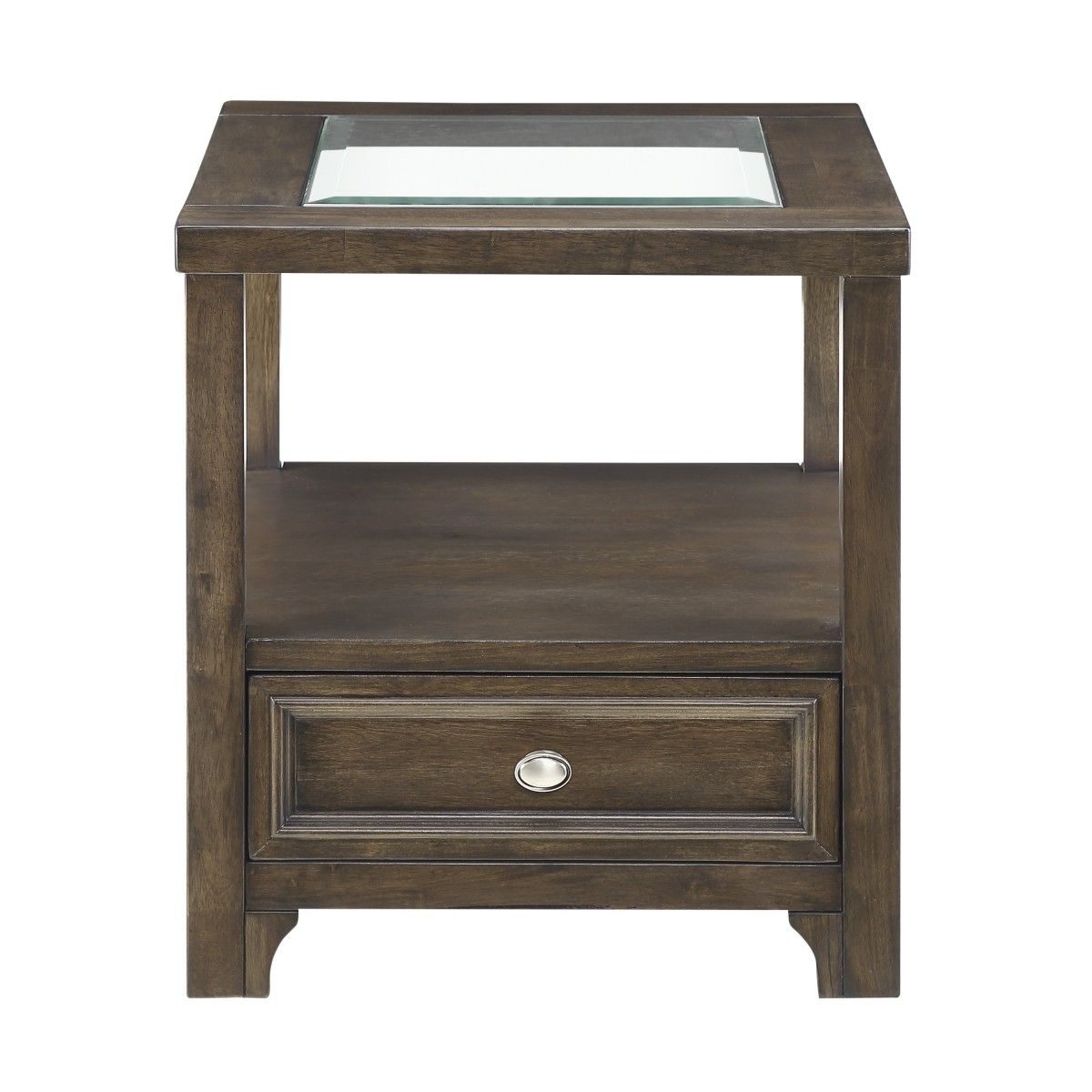 Auburn - End Table - Brown