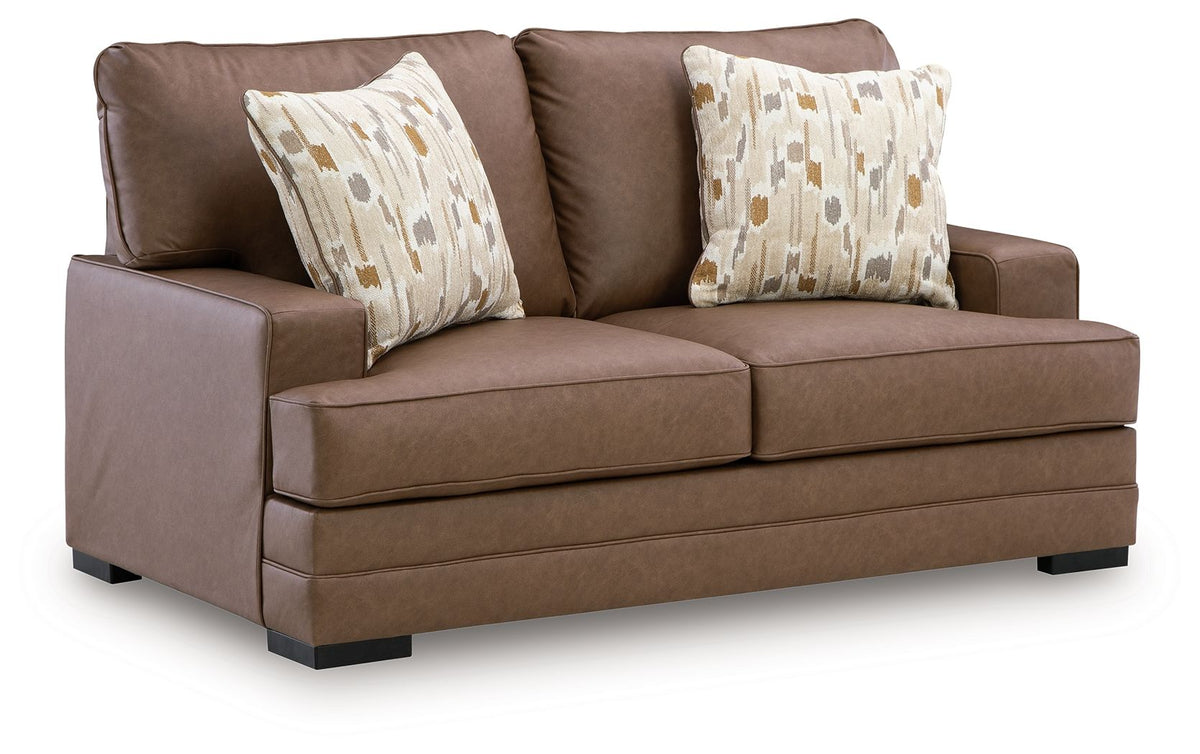 VillaCourt - Loveseat - Caramel