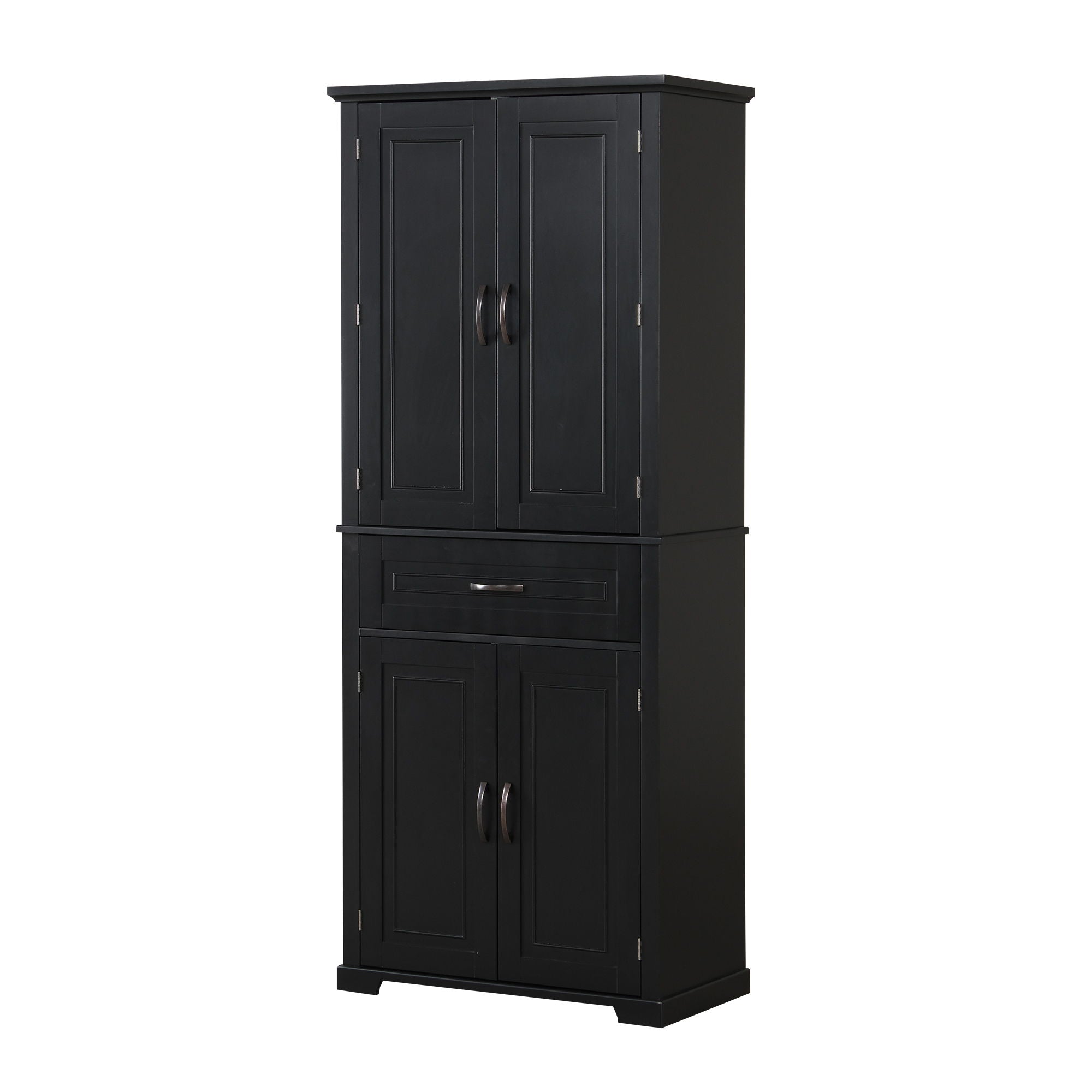 Bathroom Storage Cabinet With Doors And Drawer, Adjustable Shelf