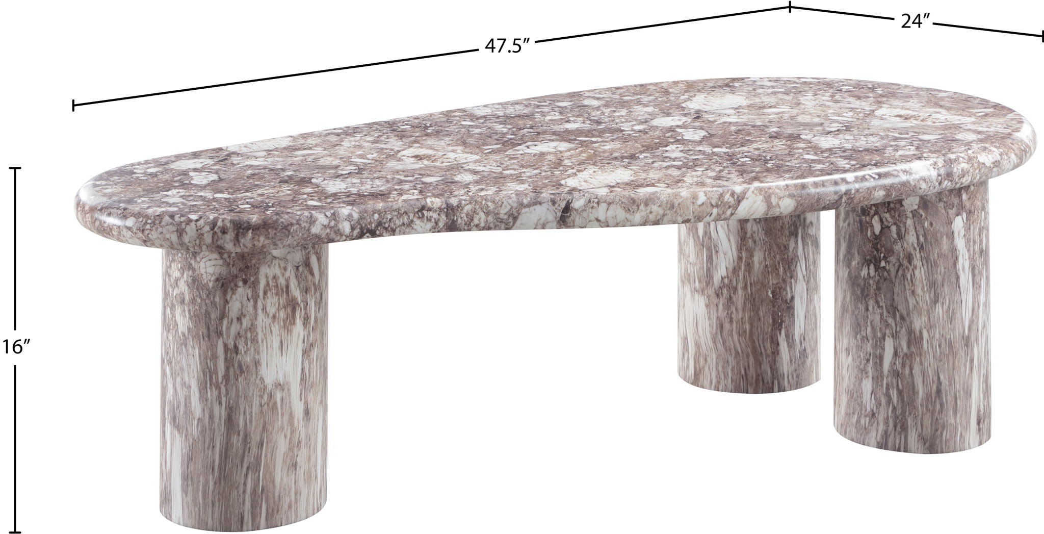 Sassari - Concrete Coffee Table