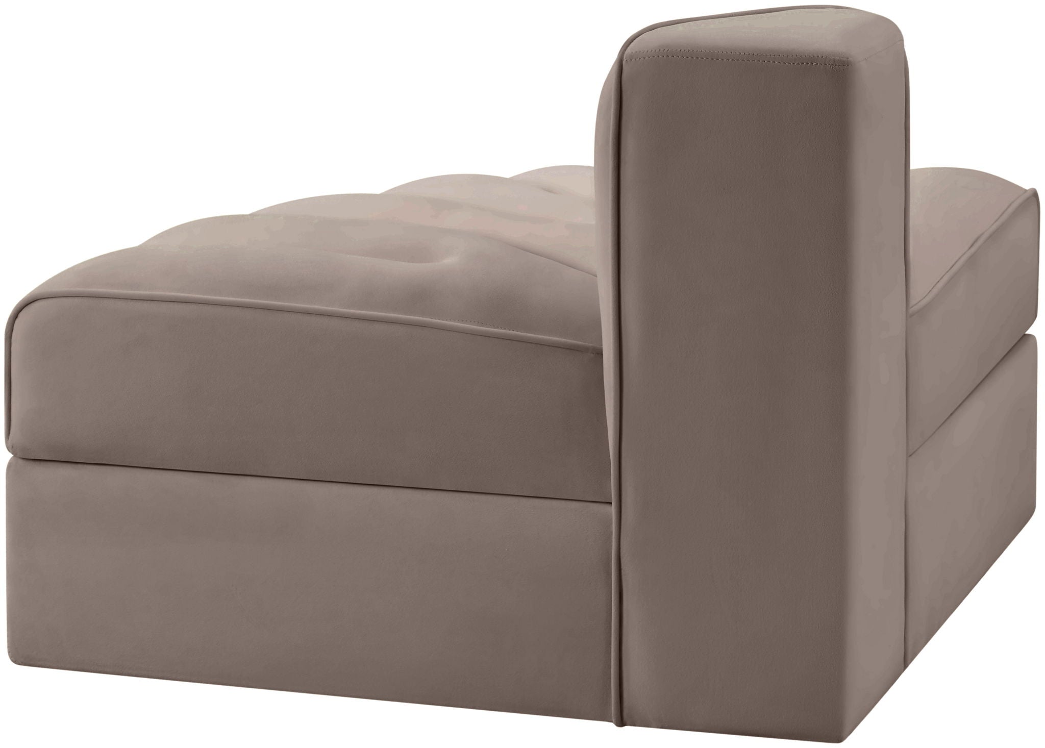 Rummi - Velvet Performance Fabric Upholstered Modular Chair